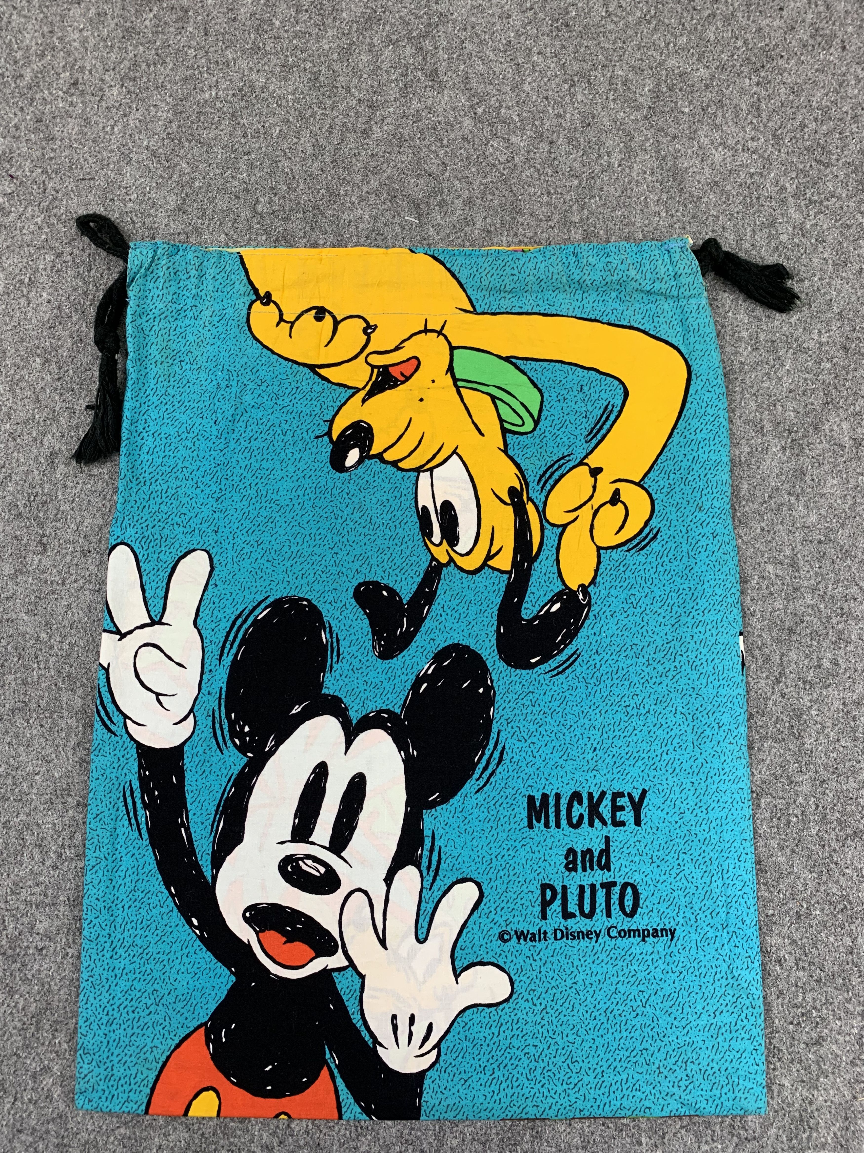 Disney Vintage Mickey Mouse And Pluto Full Print Bag BG0061 Size ONE SIZE - 7 Thumbnail