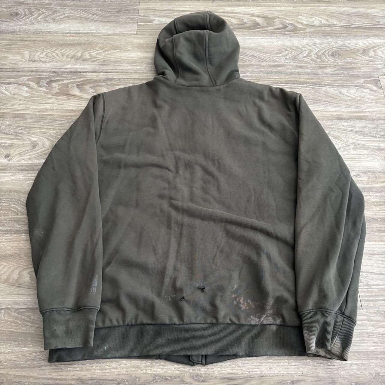 Carhartt Crazy Vintage 90s Dark Grey Carhartt Streetwear Heavyweight Zip Up Hoodie! Size XLT Size US XL / EU 56 / 4 - 6 Thumbnail