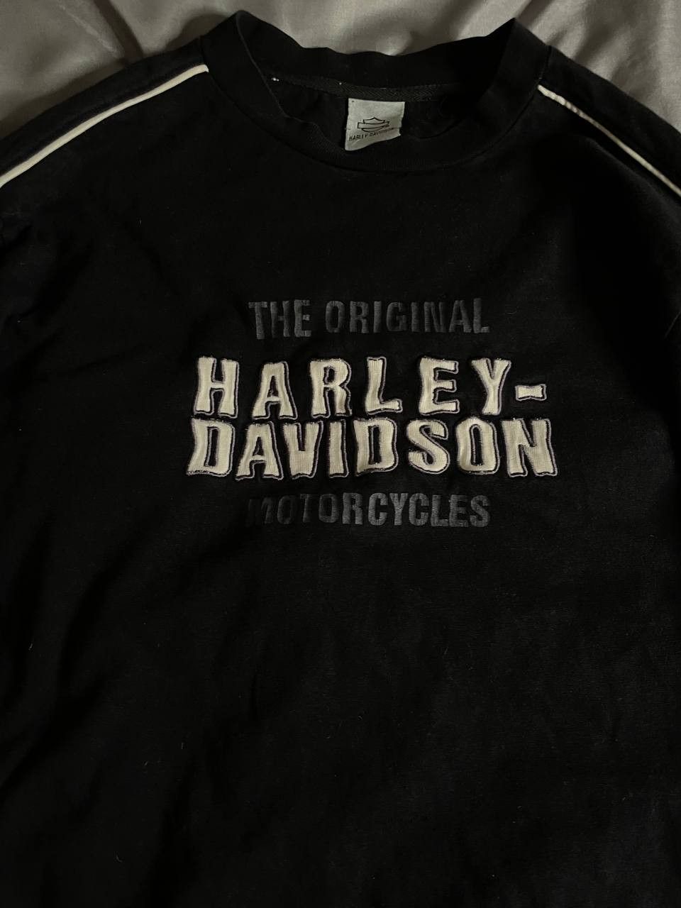 Harley Davidson Rare Harley Davidson Reworked Black & White Moto Aesthetic Size US XL / EU 56 / 4 - 4 Thumbnail