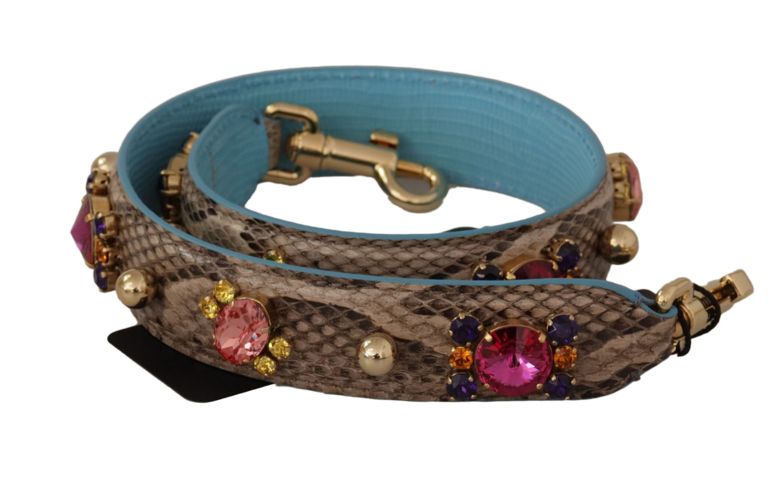 Dolce & Gabbana Elegant Python Leather Shoulder Strap Women's Accessory Size ONE SIZE - 1 Thumbnail