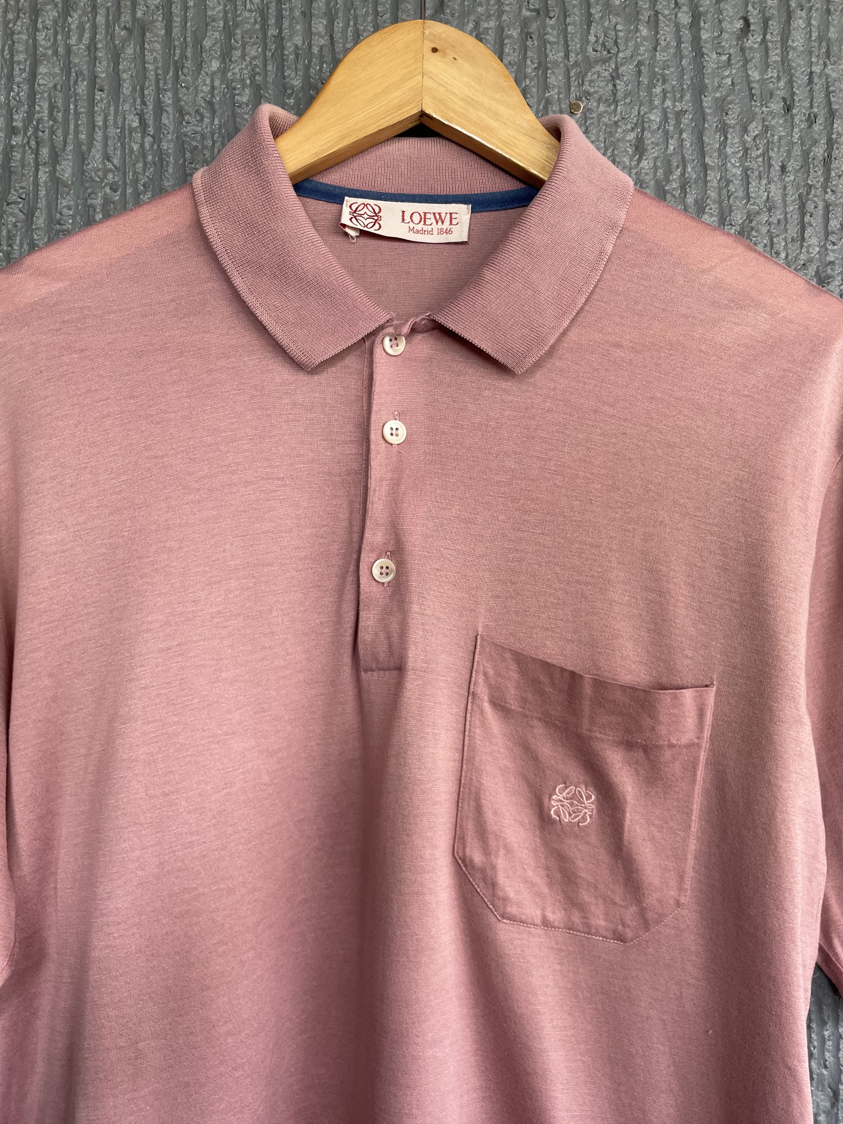 Loewe Vintage Loewe Polo Shirt Size US M / EU 48-50 / 2 - 2 Thumbnail