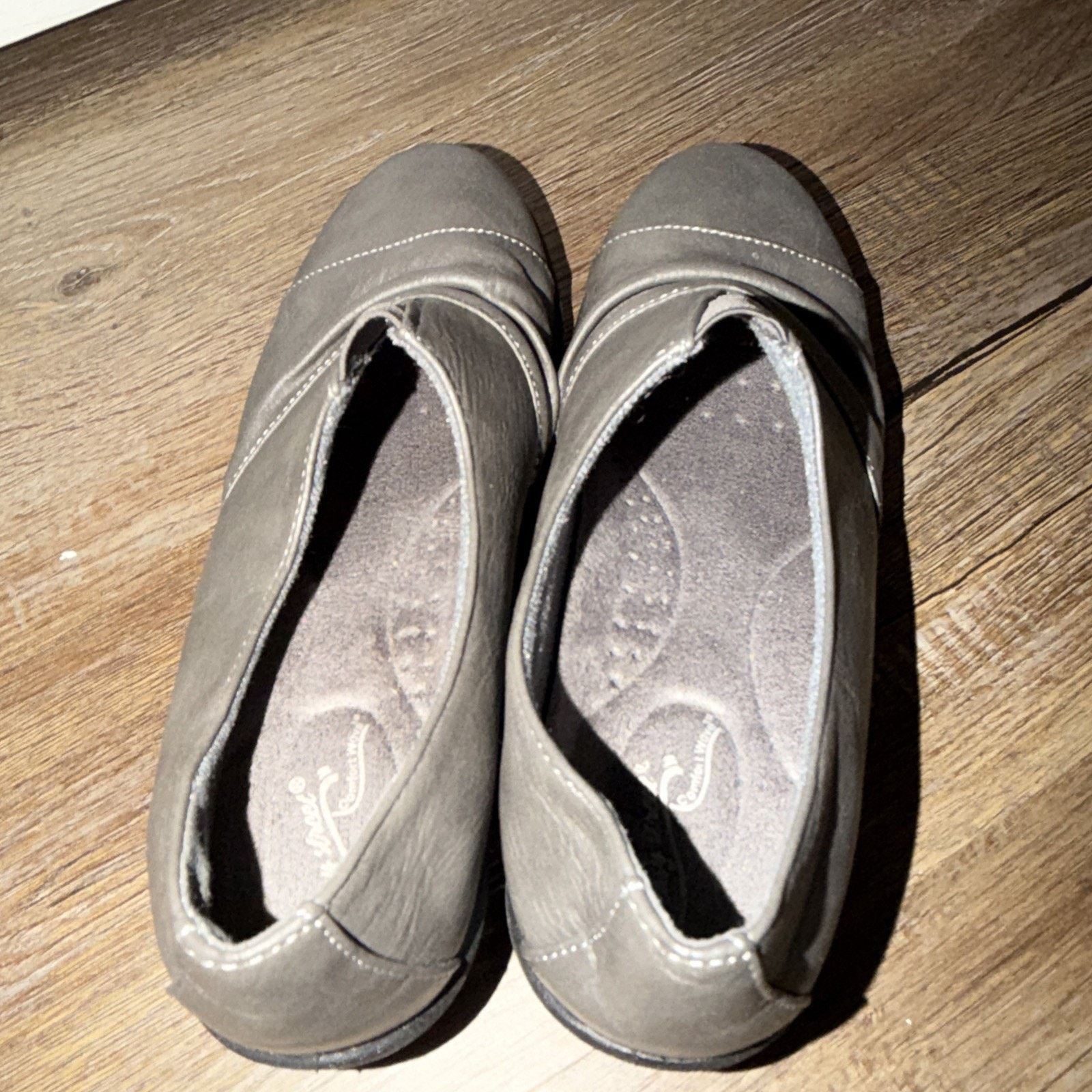 Other Men's Slip On Heeled Shoes Grey 6.5 Men Formal Casual Size US 6 / EU 39 - 7 Thumbnail