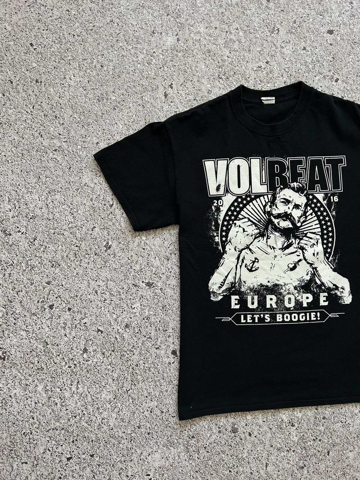 Band Tees × Vintage Vintage Volbeat Europe Let’s Boogie Tour 2016 T-Shirt Size US M / EU 48-50 / 2 - 2 Thumbnail