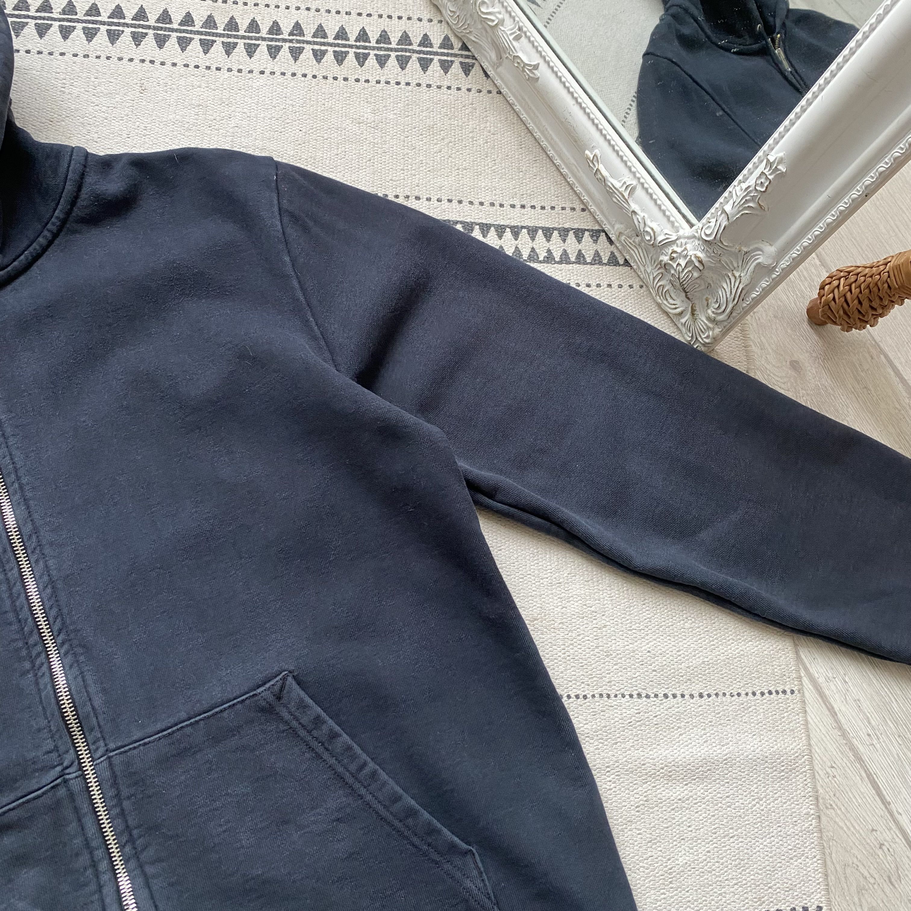 Gap Vintage Faded Heavy Gap Boxy hoodie zip up Avantgade Size US M / EU 48-50 / 2 - 6 Thumbnail