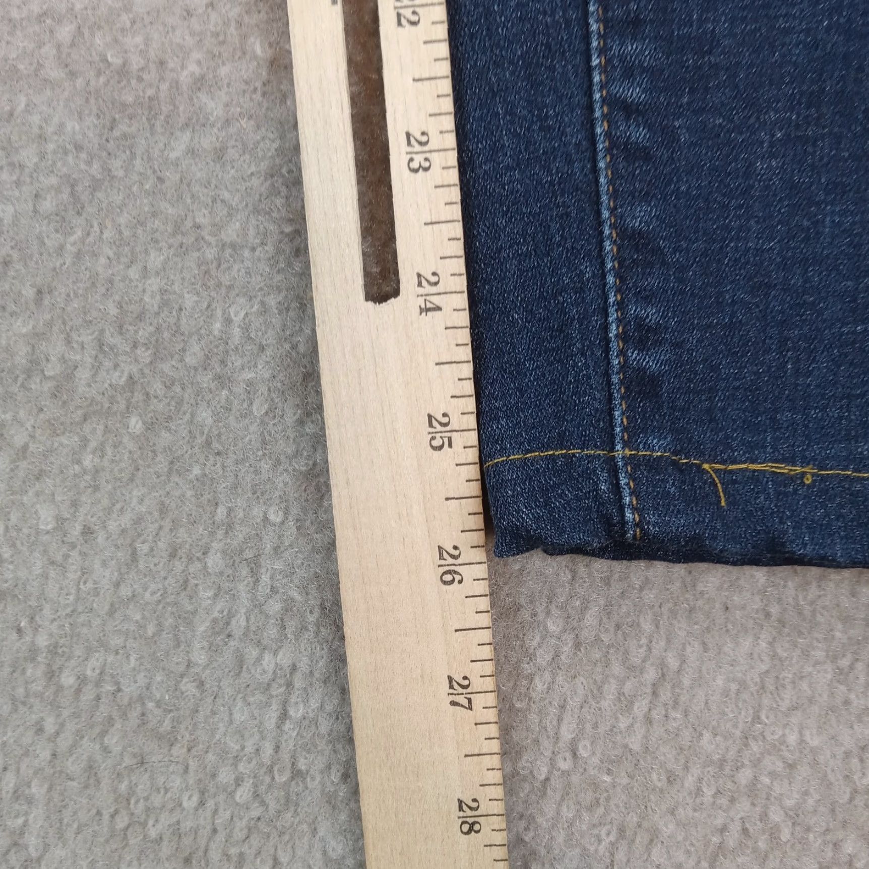 Good American Good American Women's Size 2/26 Blue Skinny Jeans Stretch Regular Fit Cotton Size 26" / US 2 / IT 38 - 3 Thumbnail