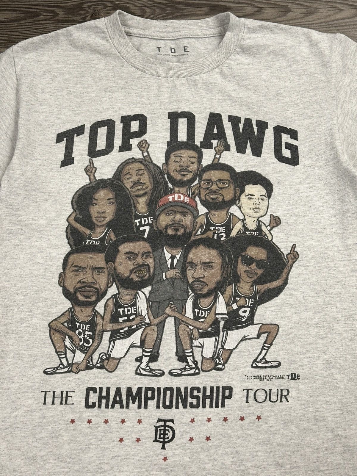Rap Tees × Top Dawg Entertainment Top Dawg Entertainment Championship Tour T Shirt Size US S / EU 44-46 / 1 - 3 Thumbnail
