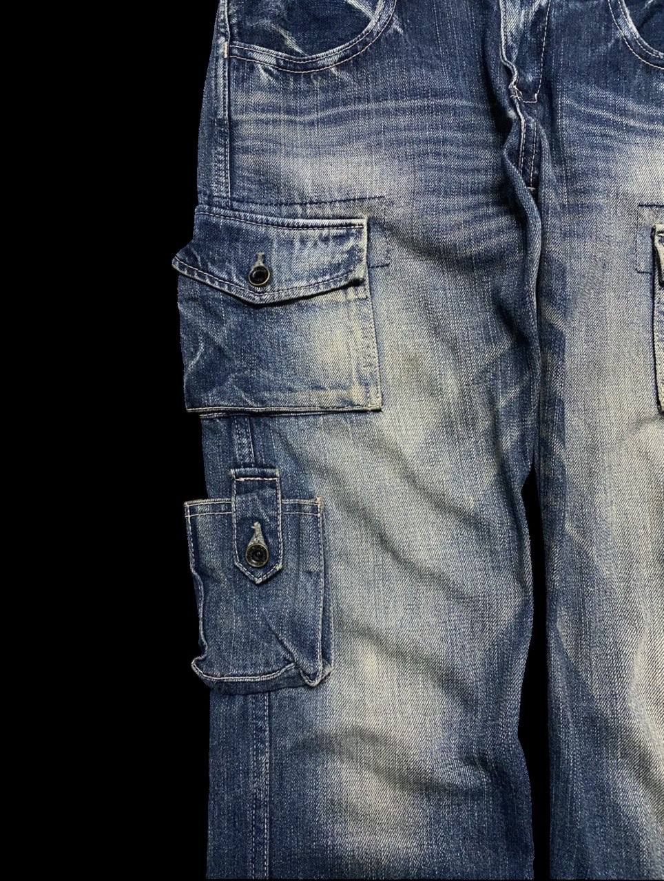 Japanese Brand RARE 90s John Bull Kojima Japan Mudwash Multipocket Style Size US 28 / EU 44 - 5 Thumbnail