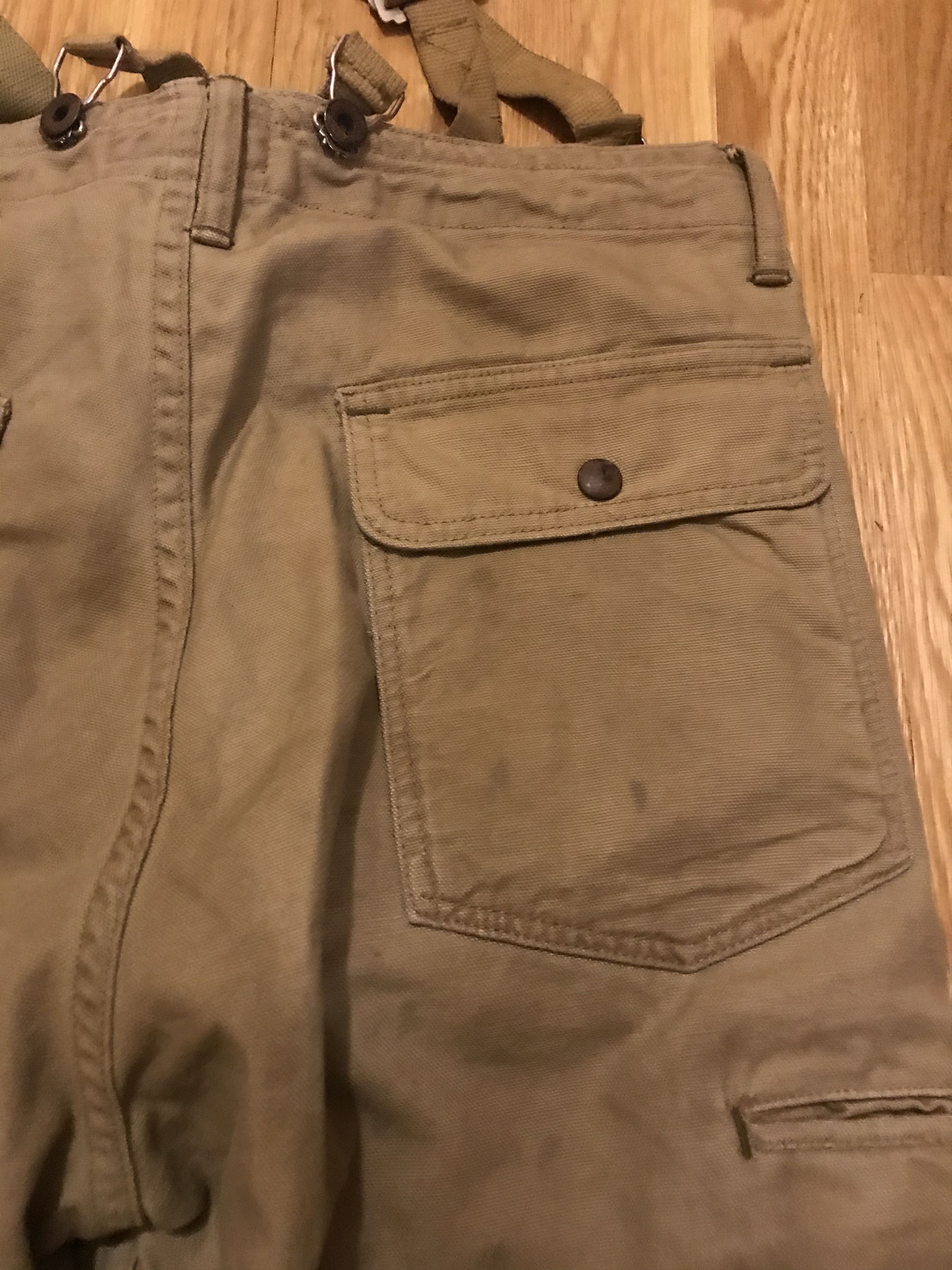RRL Ralph Lauren RRL Vintage Buckle Front/Button Fly Canvas Western Pants Size US 31 - 5 Thumbnail