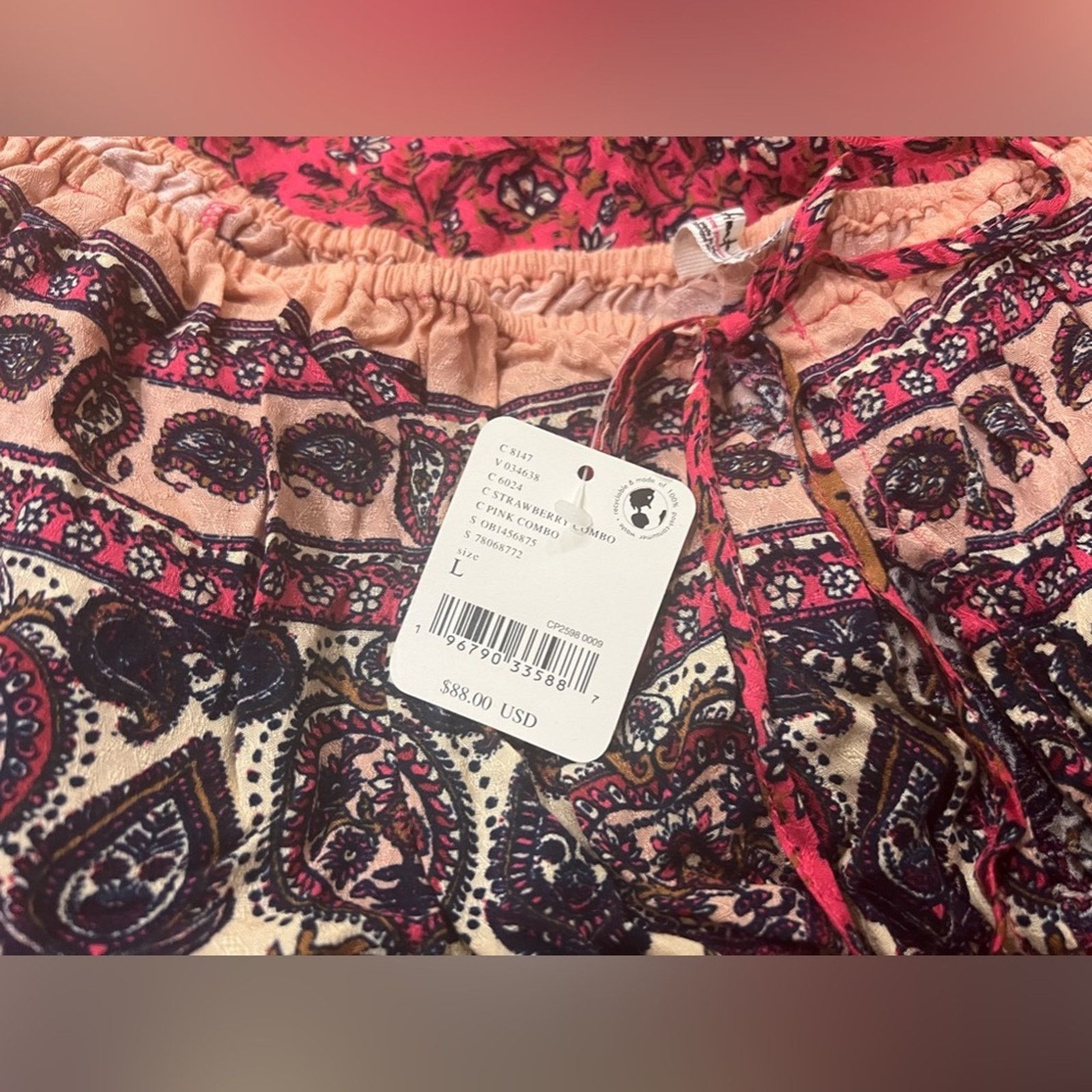 Free People 🎉LAST PIECE🎉Free People Bali Mariposa Mini Slip Size L / US 10 / IT 46 - 9 Thumbnail
