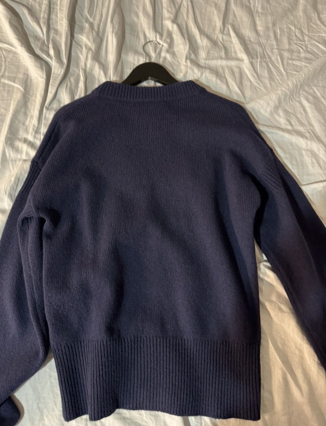 Marni Marni navy mohair logo sweater Size US M / EU 48-50 / 2 - 8 Thumbnail