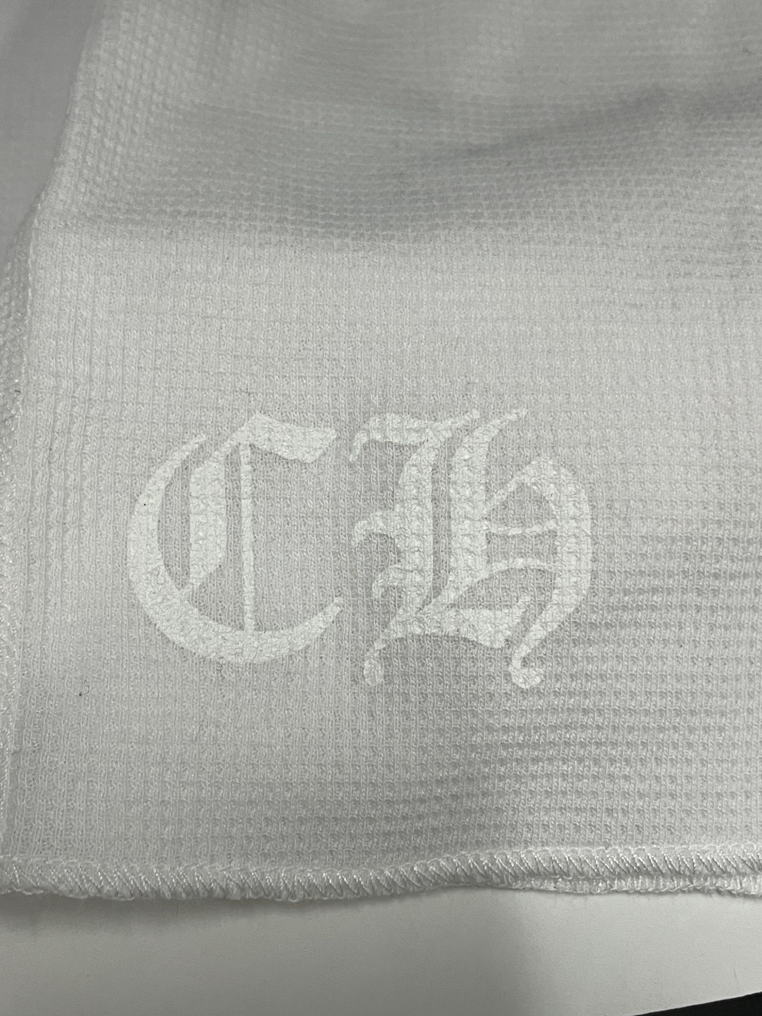 Chrome Hearts Chrome Hearts Dagger Logo White Waffle Long Sleeve Tee Size M / US 6-8 / IT 42-44 - 5 Thumbnail