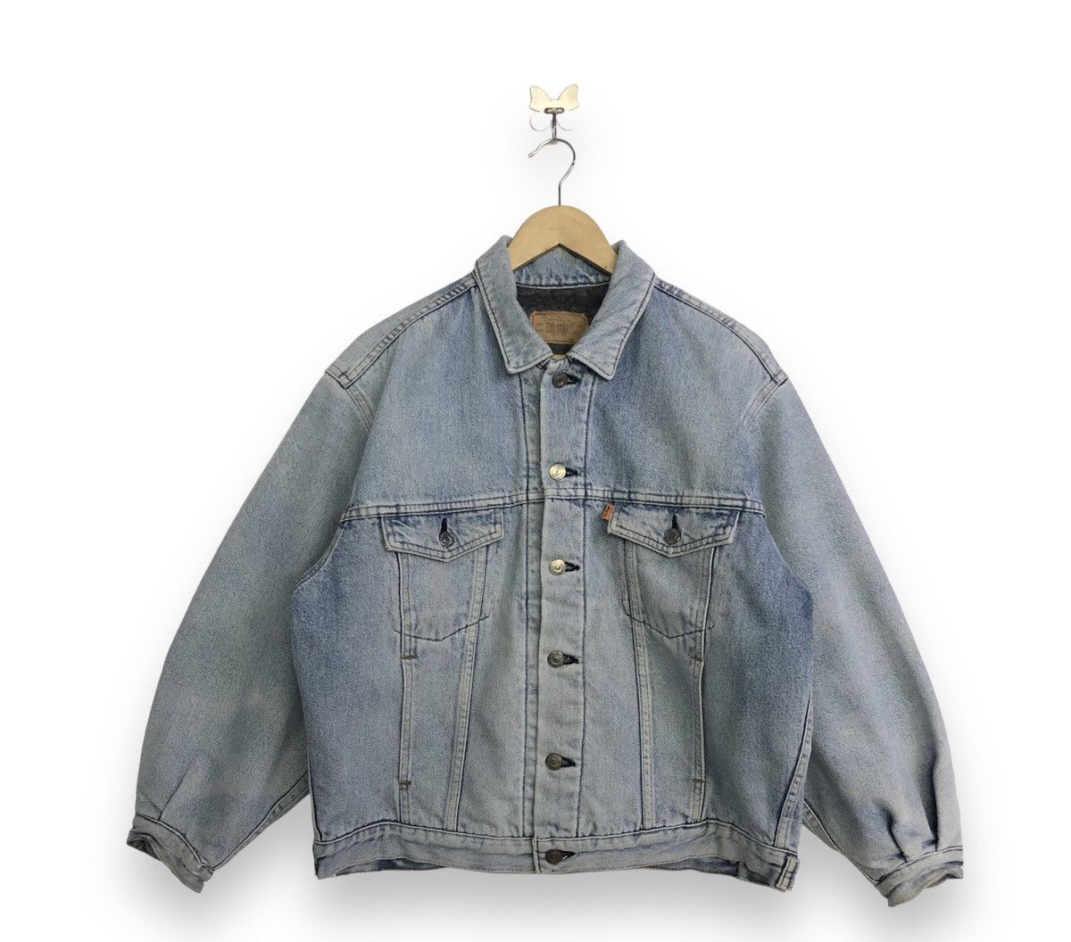 Levi's Vintage Clothing × Vintage Vintage Levi’s Big E Denim Light Wash Jacket Size US M / EU 48-50 / 2 - 1 Thumbnail