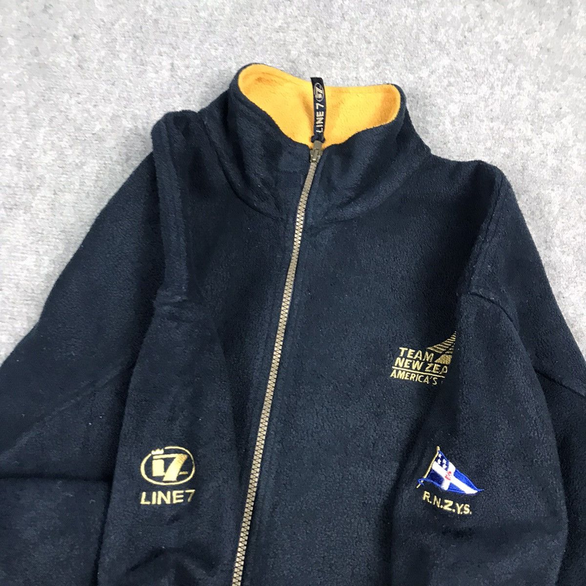 Japanese Brand × New Zealand Outback × Vintage Line 7 Team New Zealand Fleece Fullzip Jacket Size US M / EU 48-50 / 2 - 6 Thumbnail