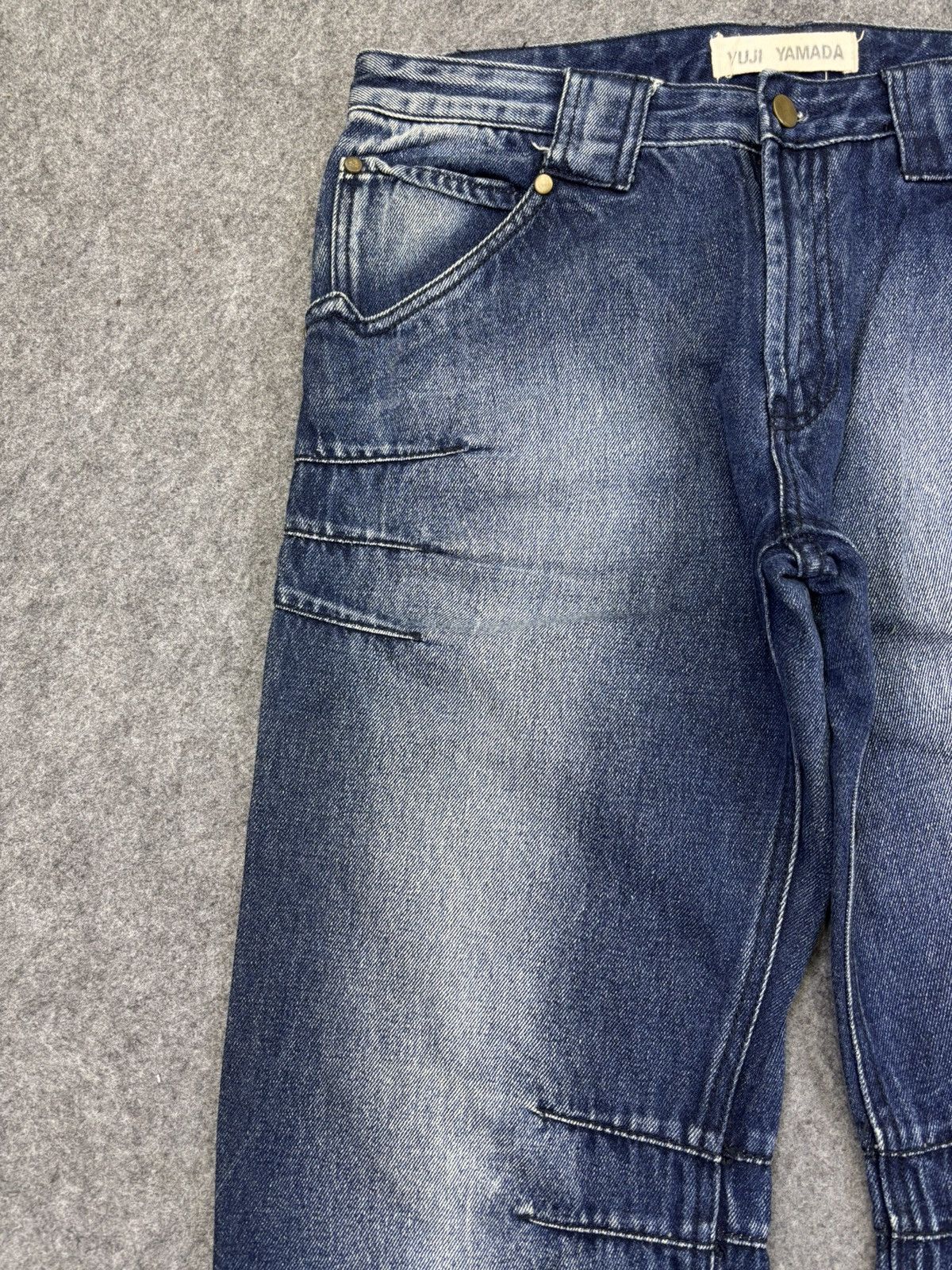 Yuji Yamada BAGGY Curved🔥YUJI YAMADA Japanese Designer Denim F911 Size US 32 / EU 48 - 4 Thumbnail