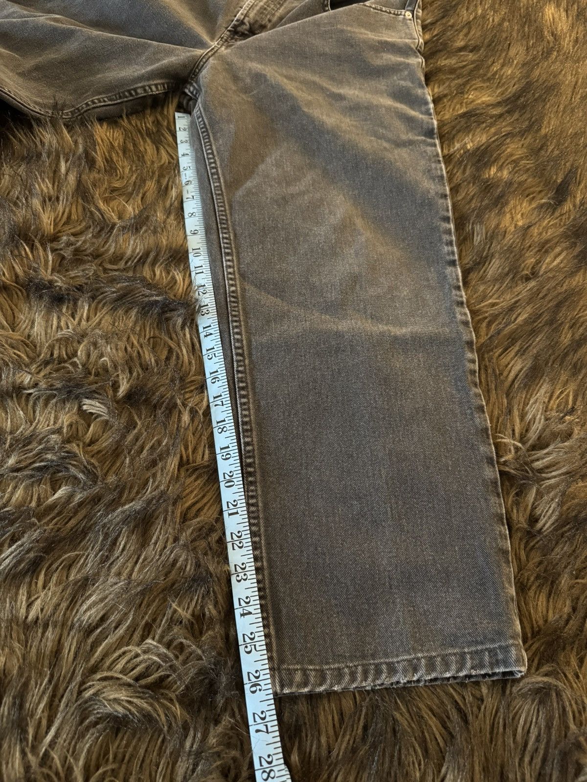 Tommy Hilfiger Vintage Tommy Hilfiger Washed Grey Denim Jeans Straight Fit Size US 34 / EU 50 - 6 Thumbnail