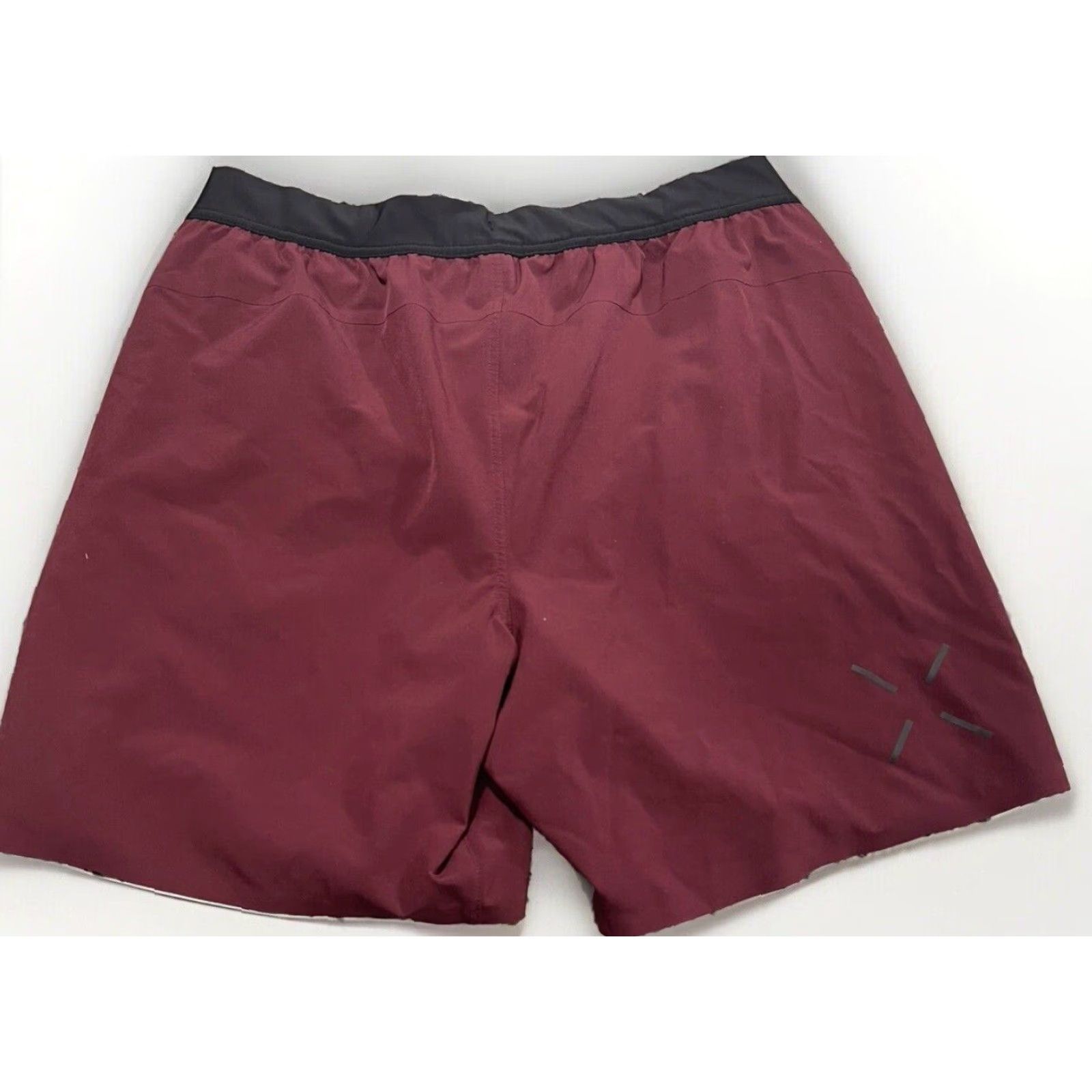 Ten Thousand Ten Thousand Interval Shorts Mens Large 7" Burgundy Polyester Blend Lined Pockets Athletic 7 in Inseam Cross Training Running Gym Track & Field Size US 33 - 2 Thumbnail