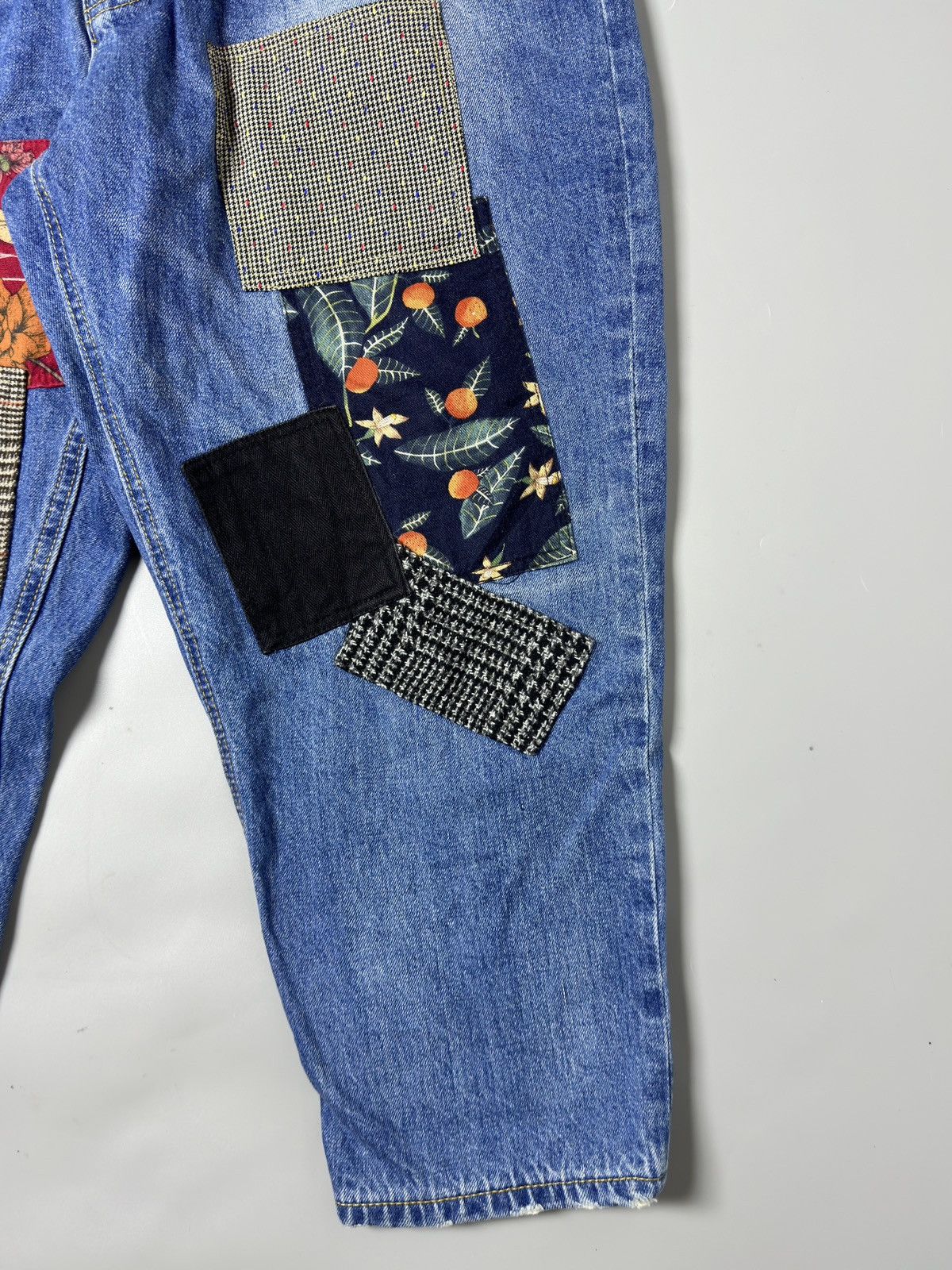 Comme des Garcons × Junya Watanabe CDG - JUNYA WATANABE — DENIM PATCHWORK JEANS Size US 32 / EU 48 - 11 Thumbnail
