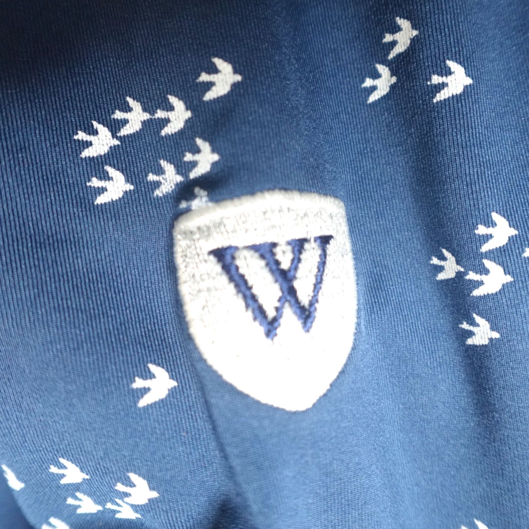 Footjoy FootJoy Polo Shirt 2XL All Over Print White Doves Embroidered W Polo Men Short Sleeve Collared Performance Golf Blue Size US XXL / EU 58 / 5 - 4 Thumbnail