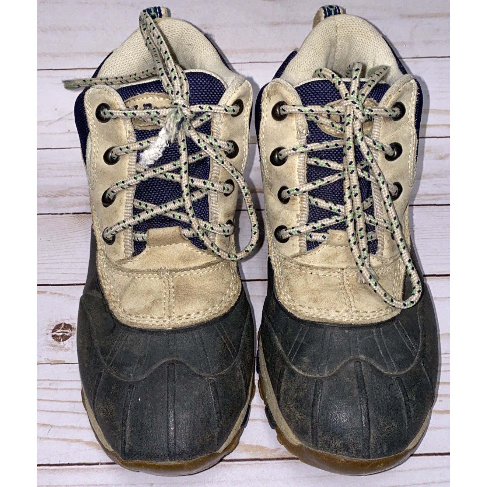 Vintage LL Bean Womens Beige Lace Up DRI-LEX Ankle Boots Size 8M Boots Womens Beige Lace Up DRI-LEX Ankle Boots 8M Size US 8 / IT 38 - 3 Thumbnail
