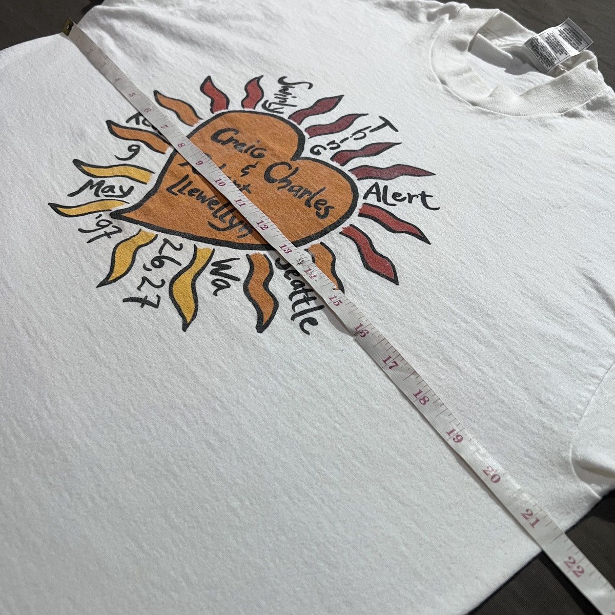 Vintage 90s Swirly Thing Alert Robert & Craig Comedy movie Tee Humor Size US XL / EU 56 / 4 - 5 Thumbnail