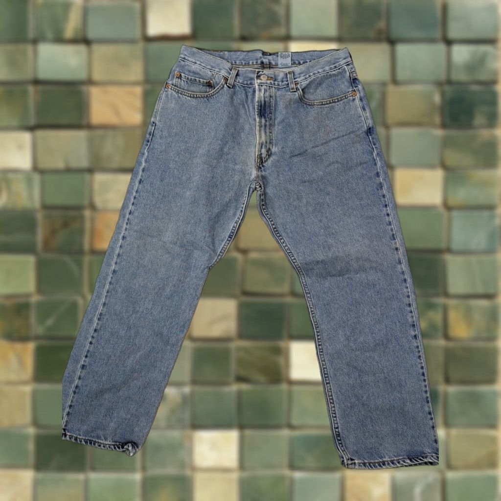 Levi's Levi's 505 Jeans Mens 36 Blue Regular Fit Straight Leg Size 36x29 M5M Size US 36 / EU 52 - 1 Thumbnail