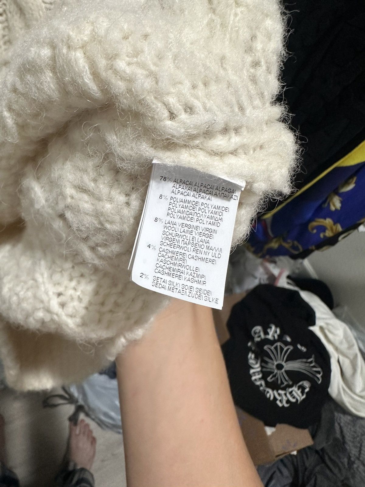 Brunello Cucinelli Brunello Cucinelli Alpaca Cashmere Cable Knit Sweater 50 Size US M / EU 48-50 / 2 - 6 Thumbnail