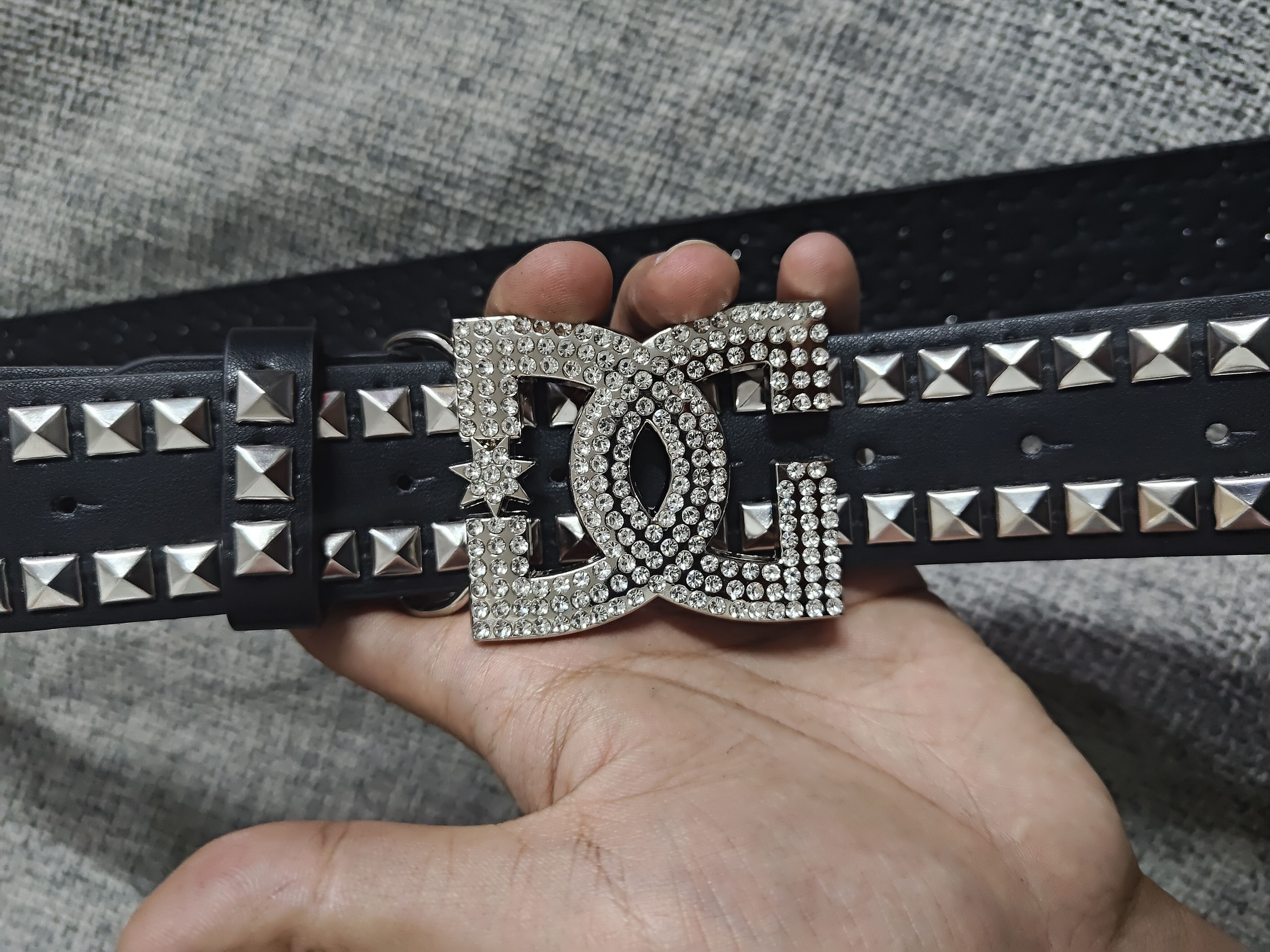 DC DC grunge diamond bling punk belt Size ONE SIZE - 5 Thumbnail