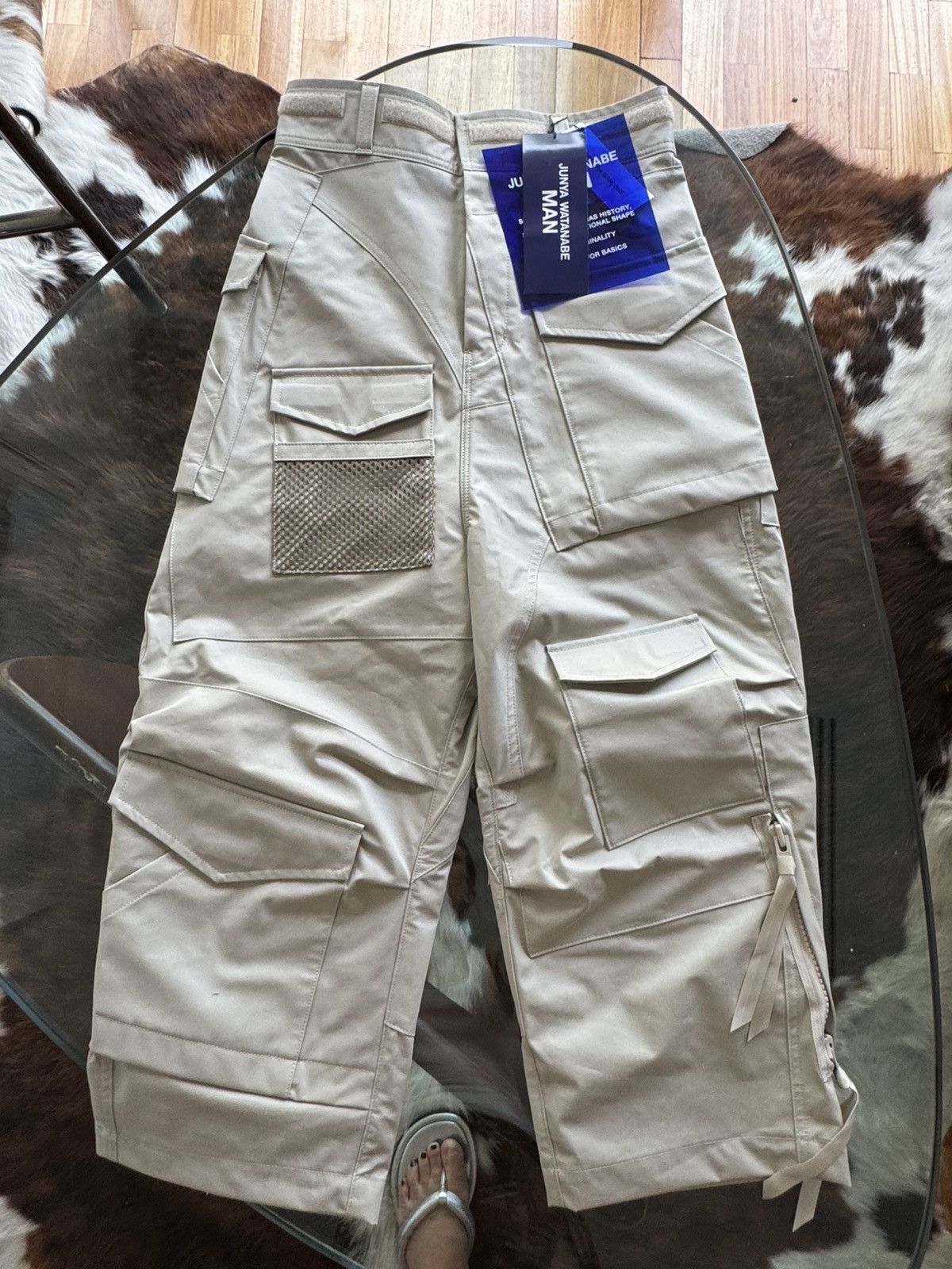 Junya Watanabe JUNYA WATANABE UNISEX Grey Cargo Pants Size US 27 - 13 Thumbnail