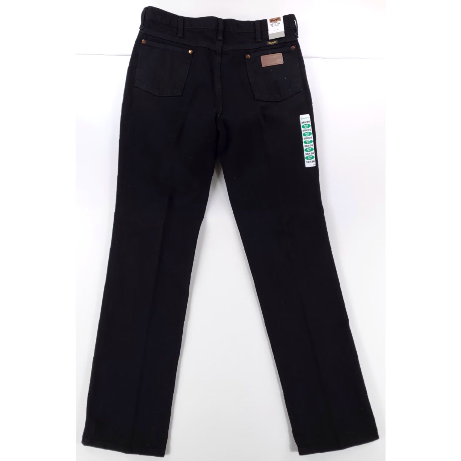 Wrangler VINTAGE Wrangler Jeans Slim Fit Black Western Wear Cowboy Mens 36 x 36 NWT 90s Jeans Mens Black Slim Fit Western Cowboy NWT Size US 36 / EU 52 - 6 Thumbnail