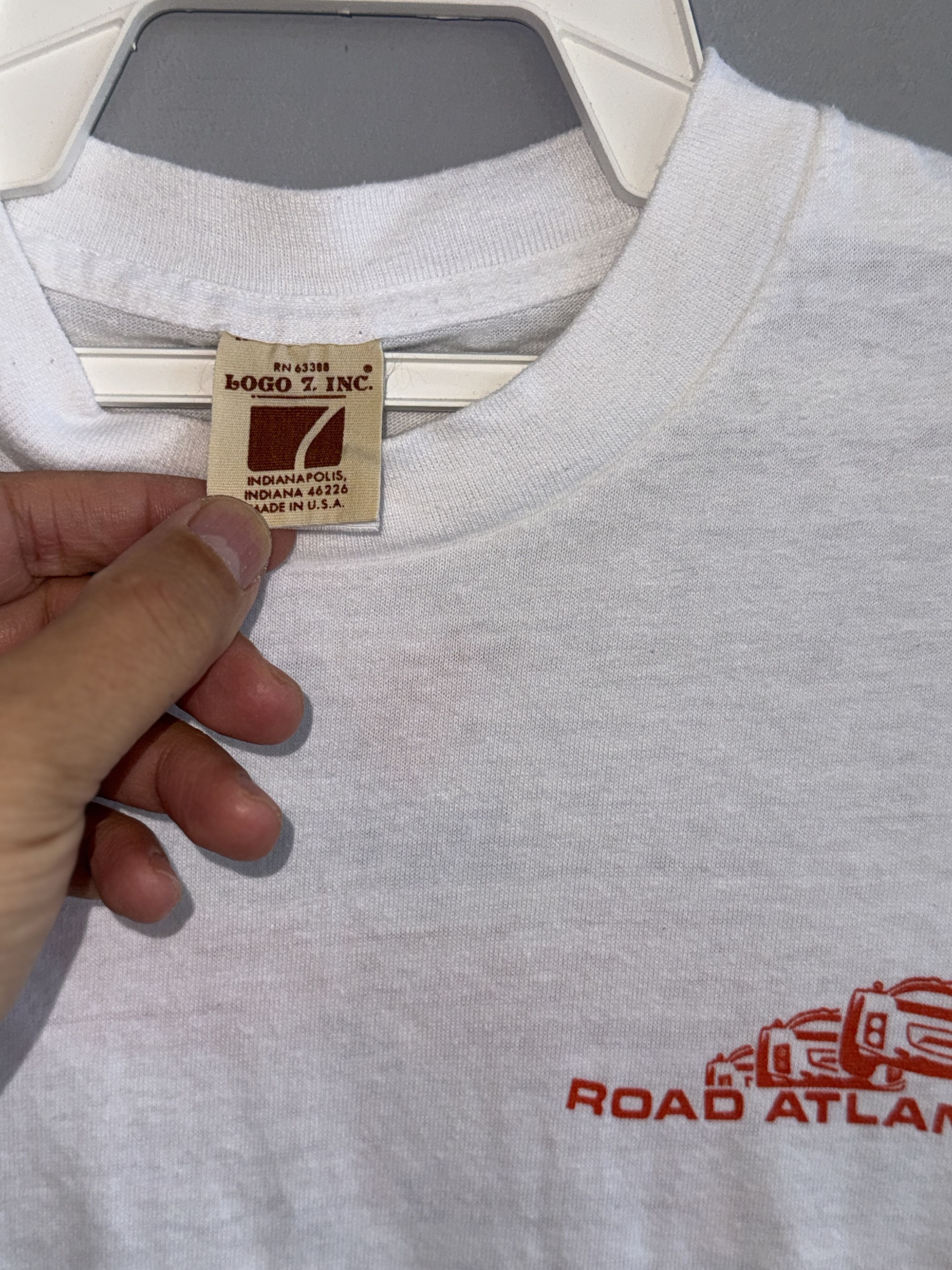 Logo 7 Valvoline Runoffs Road Atlanta Racing 1987 Vintage T-Shirt Size US S / EU 44-46 / 1 - 4 Thumbnail