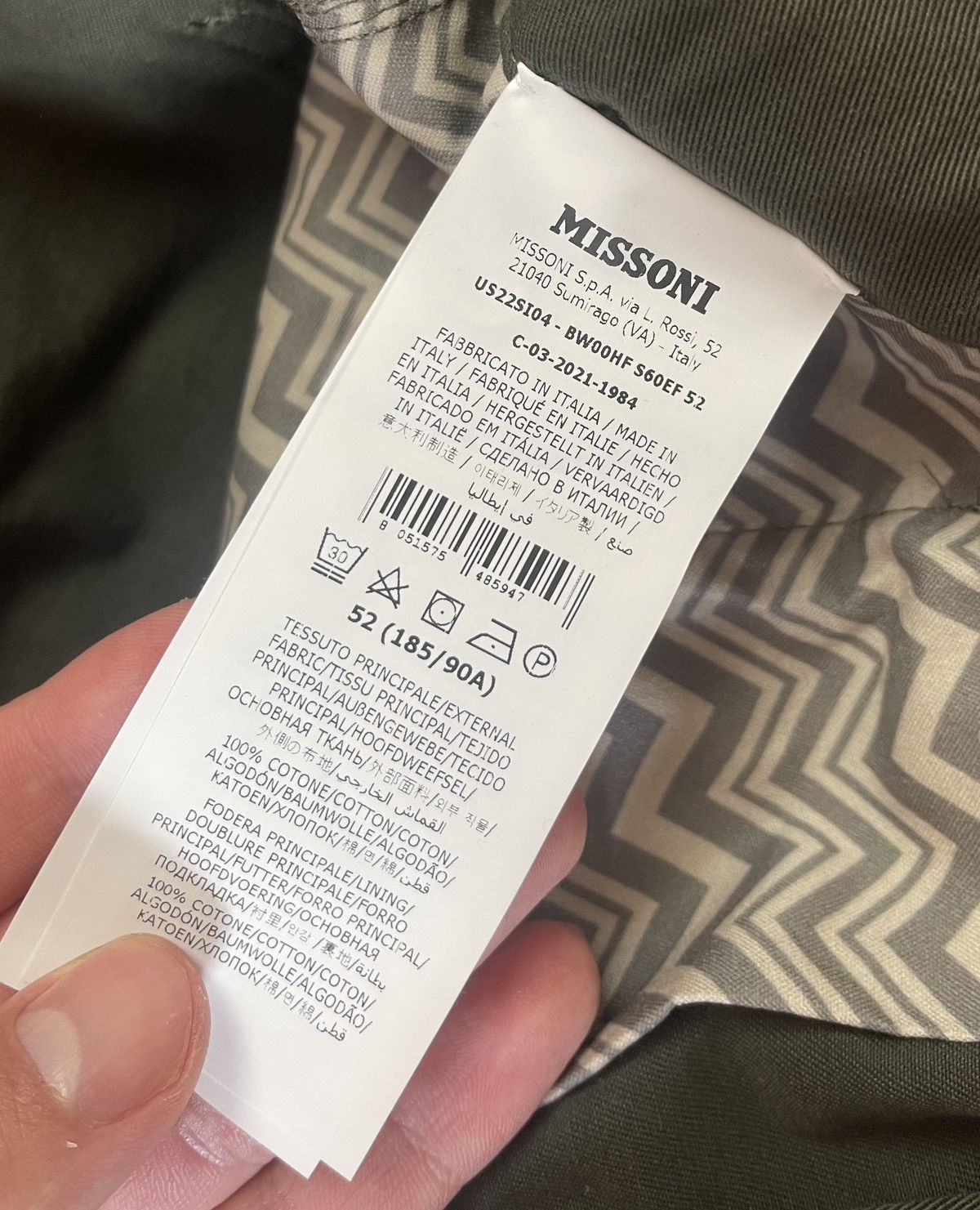 Missoni Brand New Missoni Pants Size US 44 / EU 60 - 4 Thumbnail