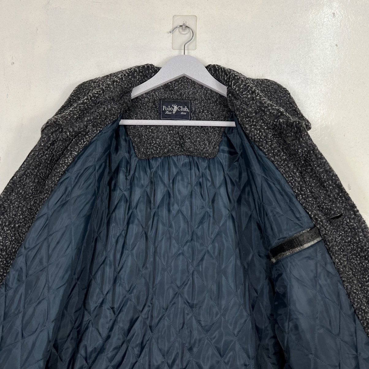 Japanese Brand 🔥 PLAID POLO CLUB WOOL CPO COMBAT JACKET Size US L / EU 52-54 / 3 - 12 Thumbnail