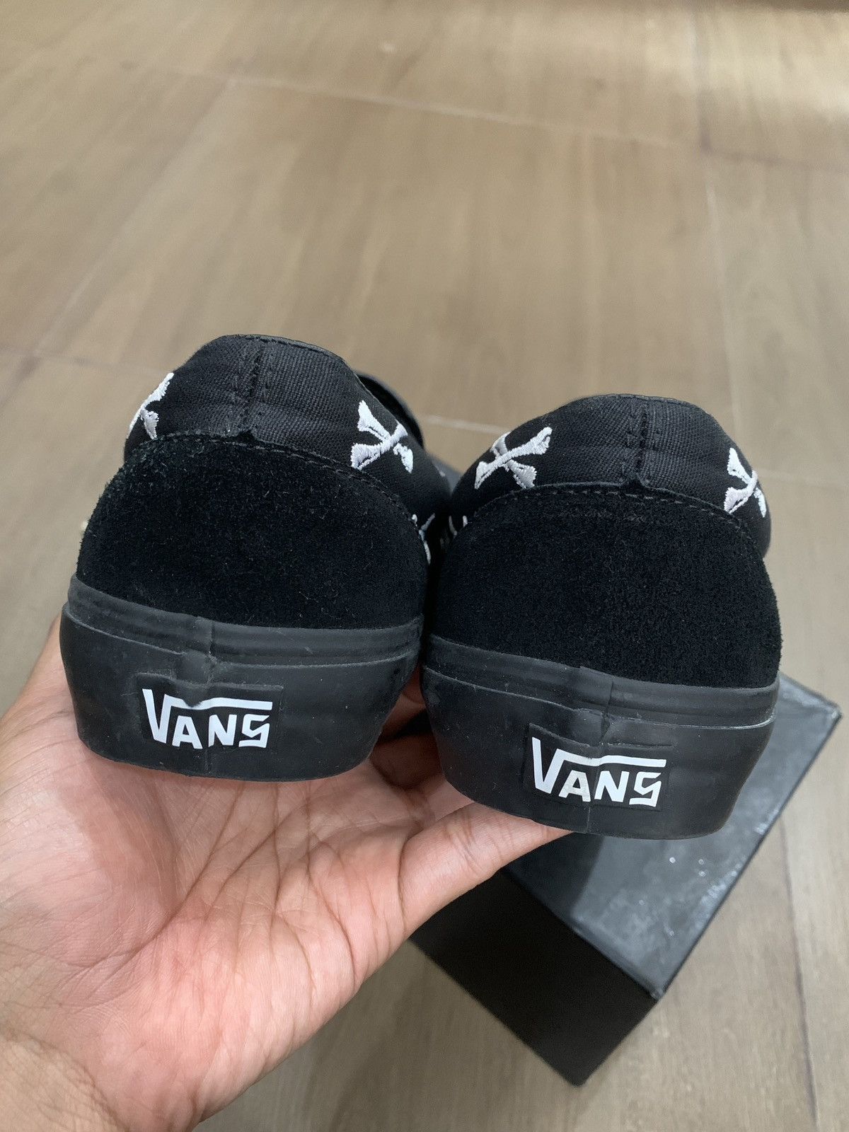 Syndicate × Vans × Wtaps Vans Slip On X WTAPS Crossbone Size US 9.5 / EU 42-43 - 10 Thumbnail