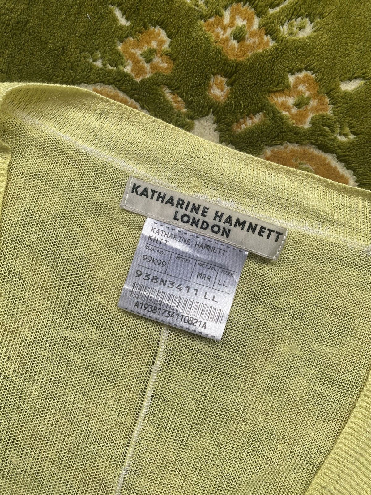 Katharine Hamnett London 1990s – Katharine Hamnett Double Pocket Knitted Cardigan Size M / US 6-8 / IT 42-44 - 9 Thumbnail