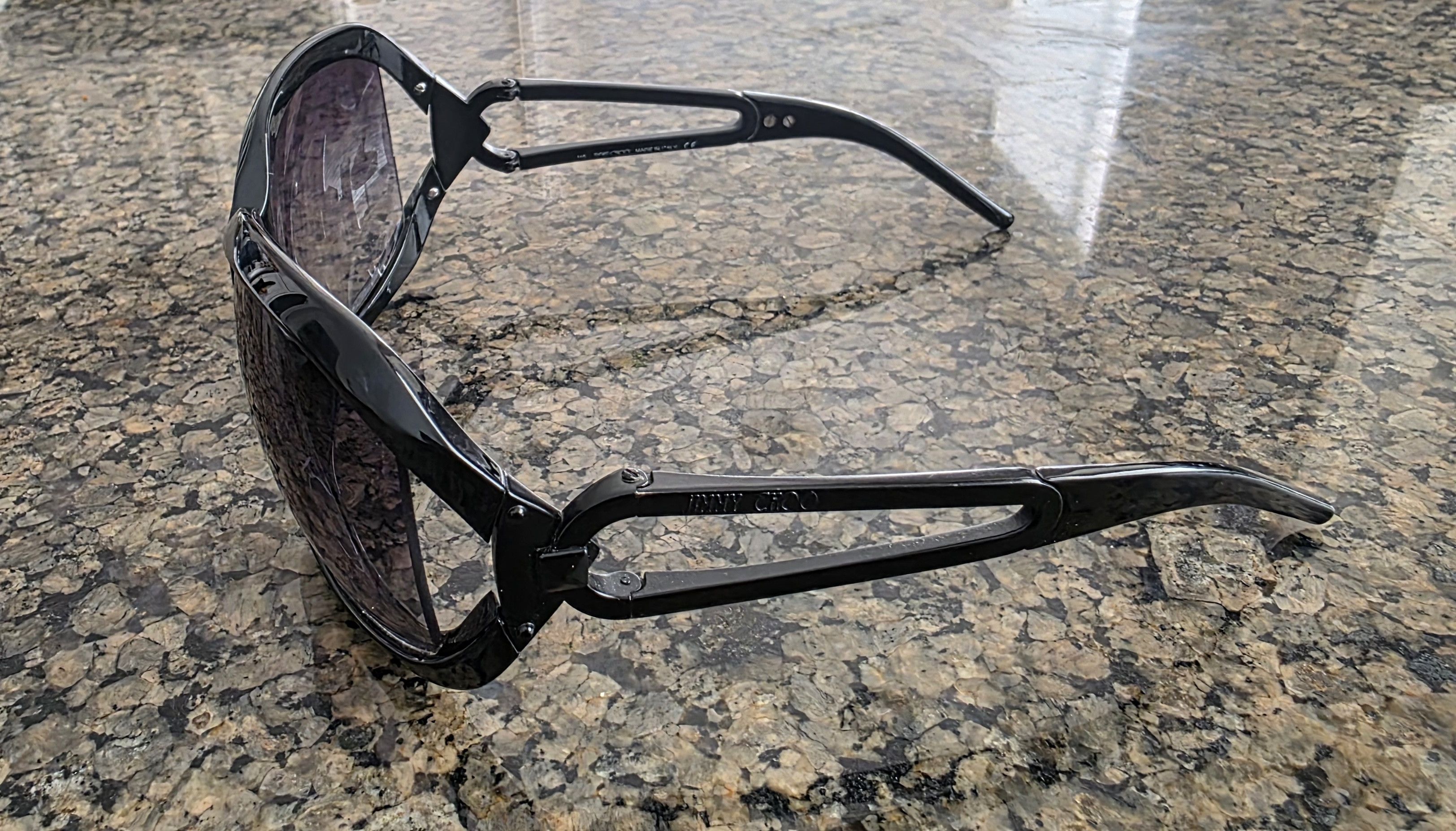 Jimmy Choo JIMMY CHOO AMORE /S 115 Sunglasses Made Italy Black 0D28LF Size ONE SIZE - 2 Thumbnail