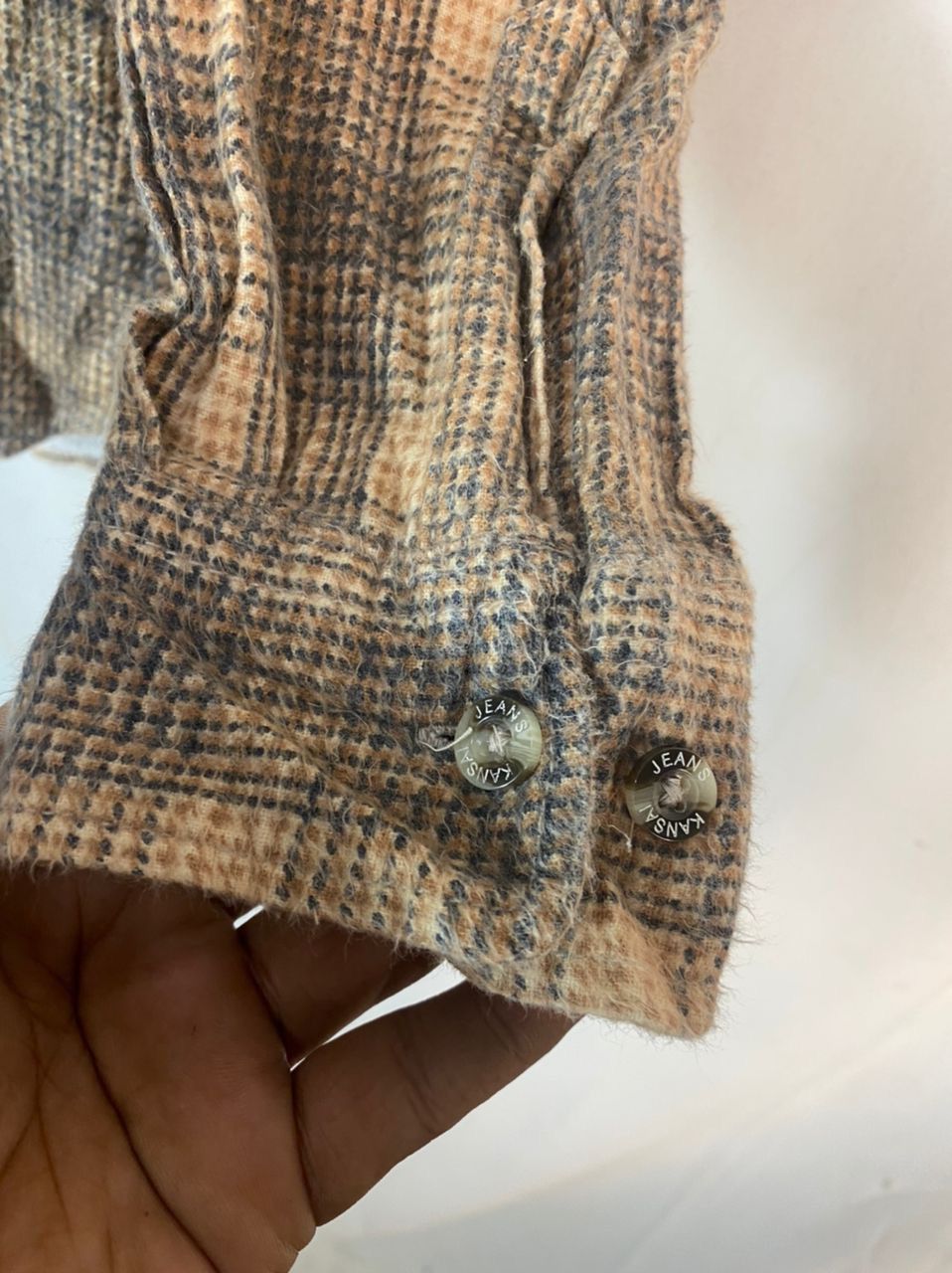 Flannel × Japanese Brand × Kansai Yamamoto Kansai jeans button up flannel by kansai Yamamoto Size US L / EU 52-54 / 3 - 7 Thumbnail