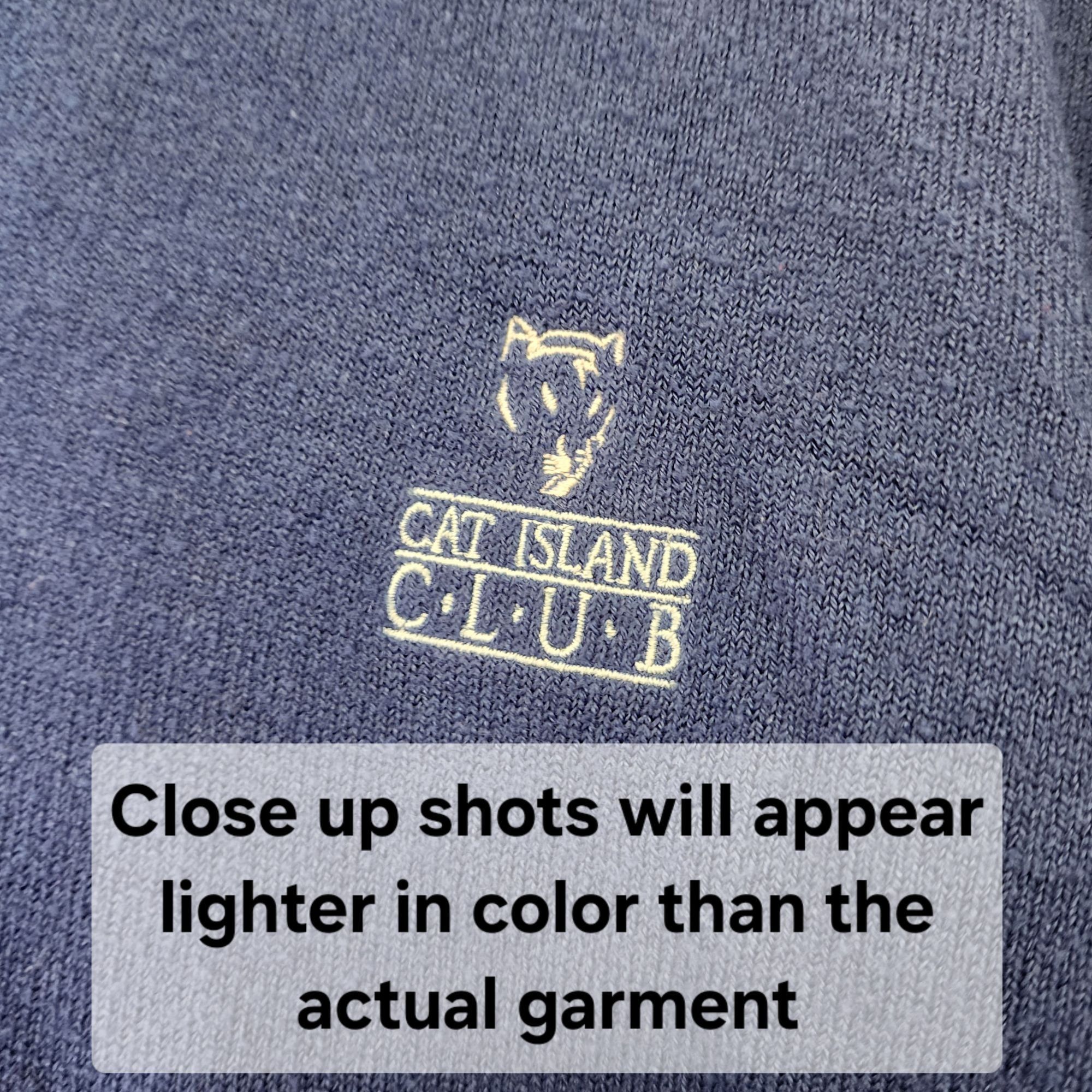 Hogan Vintage Grandpa V-neck Sweater Cat Island Club Mens L XL Vt Size US XL / EU 56 / 4 - 4 Thumbnail