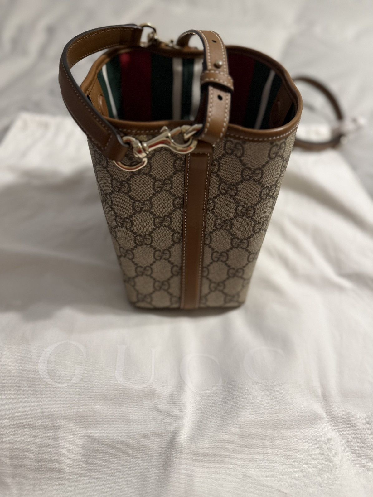 Gucci GG Emblem small bucket bag Size ONE SIZE - 12 Thumbnail
