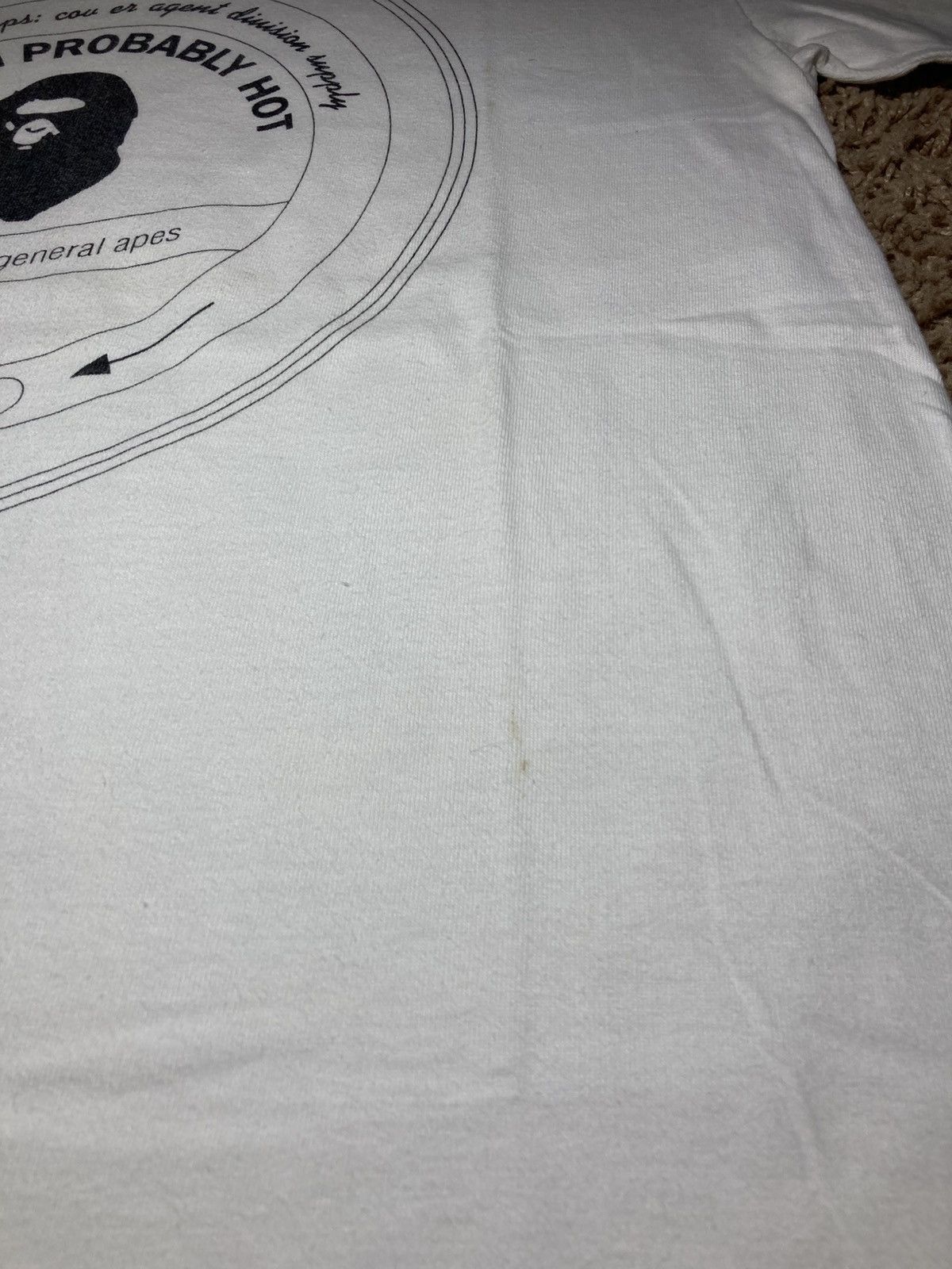 Bape 1998 Bape Can Ration Supply Caution Hot Ape Logo Food OG 90s Size US M / EU 48-50 / 2 - 5 Thumbnail