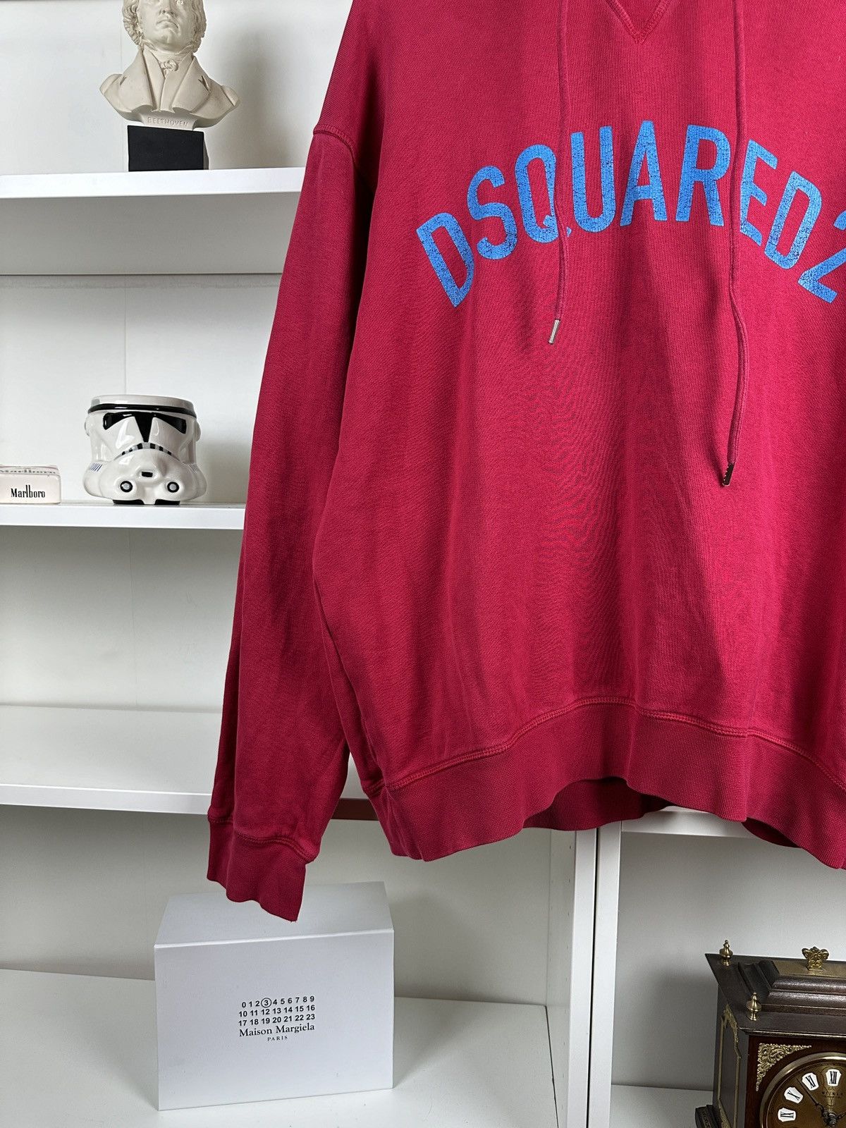 Dsquared2 Dsquared2 burgundy logo hoodie Size US XL / EU 56 / 4 - 2 Thumbnail