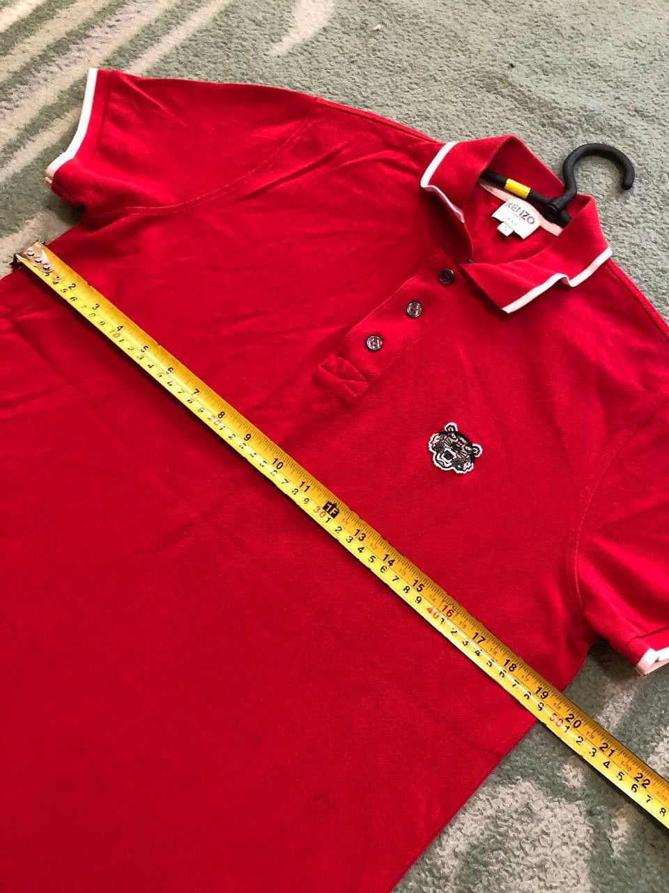 Kenzo Vintage T-shirt red Kenzo luxury polo logo crazy Y2K Size US S / EU 44-46 / 1 - 9 Thumbnail
