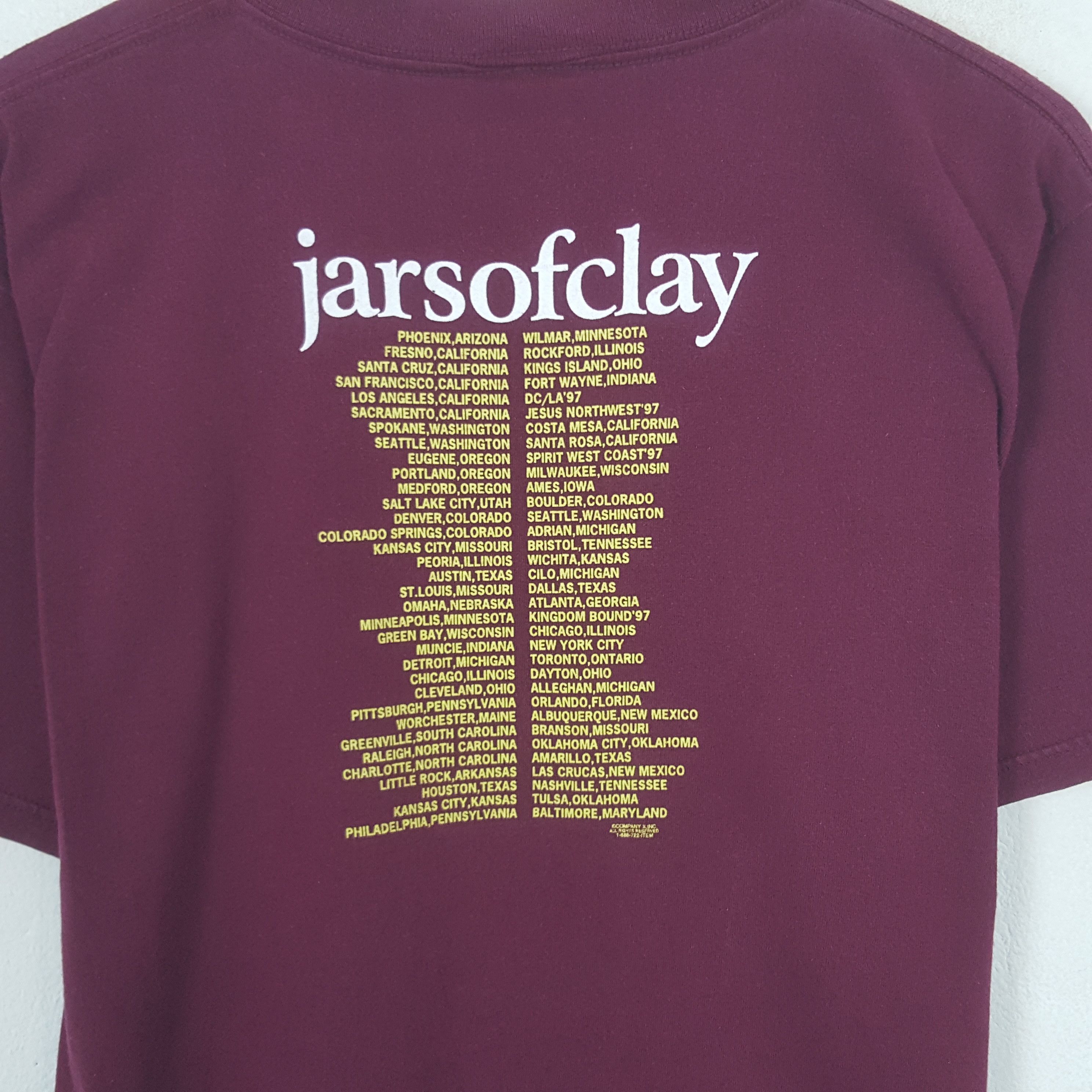 Band Tees Vintage Jars of Clay American Rock Band Tshirt Size US L / EU 52-54 / 3 - 4 Thumbnail