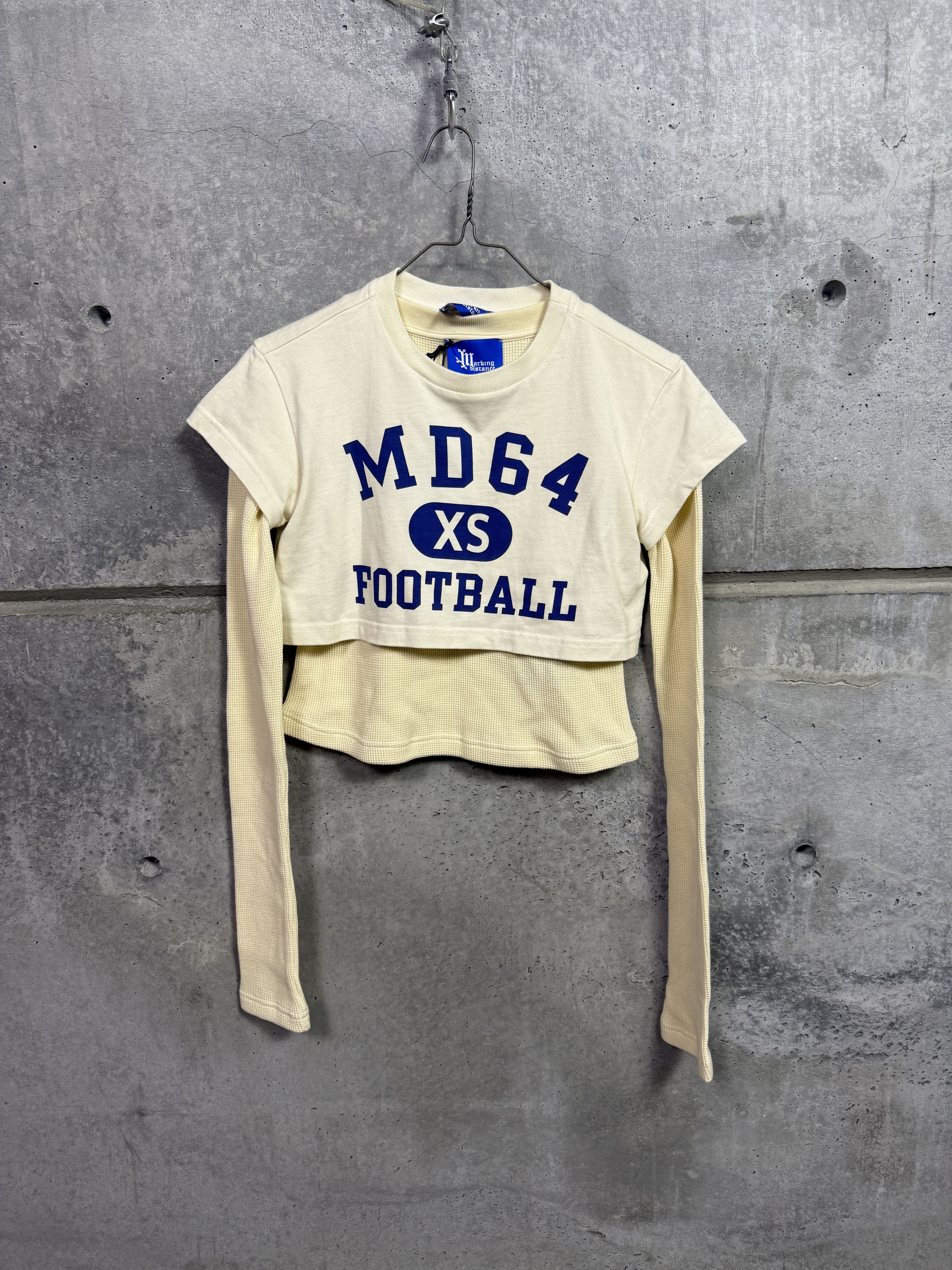 Marking Distance $500 Marking Distance Beige Cheerleader T-Shirt Size US M / EU 48-50 / 2 - 1 Thumbnail