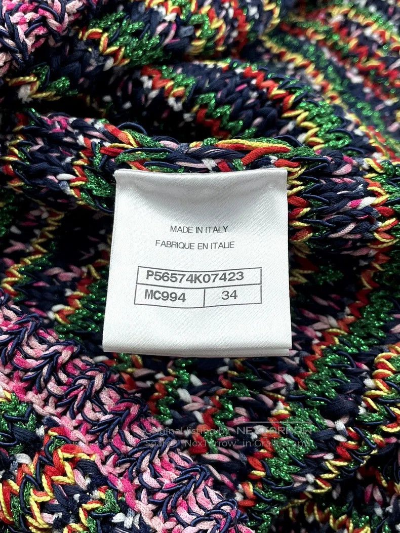 Chanel Chanel Data Centre Series Colourful Woven Hooded Vest Jack Size XXS / US 00 / IT 34 - 5 Thumbnail