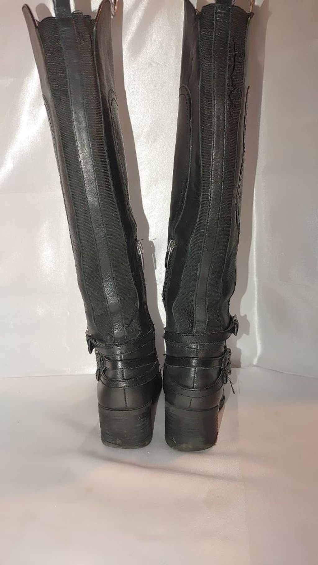 Marc Fisher Marc Fisher Kacee Leather Riding Boots Size 7.5M Size US 7.5 / IT 37.5 - 9 Thumbnail