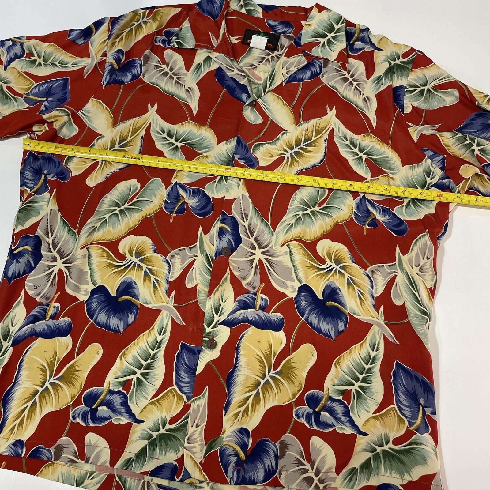 Pineapple Connection Pineapple Juice Anthurium Leaf Print Hawaiian Camp Shirt Size US XL / EU 56 / 4 - 5 Thumbnail