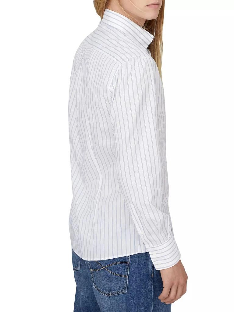 Brunello Cucinelli Shirt in Open White Size US S / EU 44-46 / 1 - 3 Thumbnail