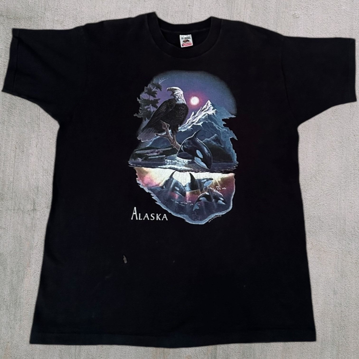 Fruit Of The Loom Alaska 90s wilderness shirt Size US XL / EU 56 / 4 - 1 Thumbnail