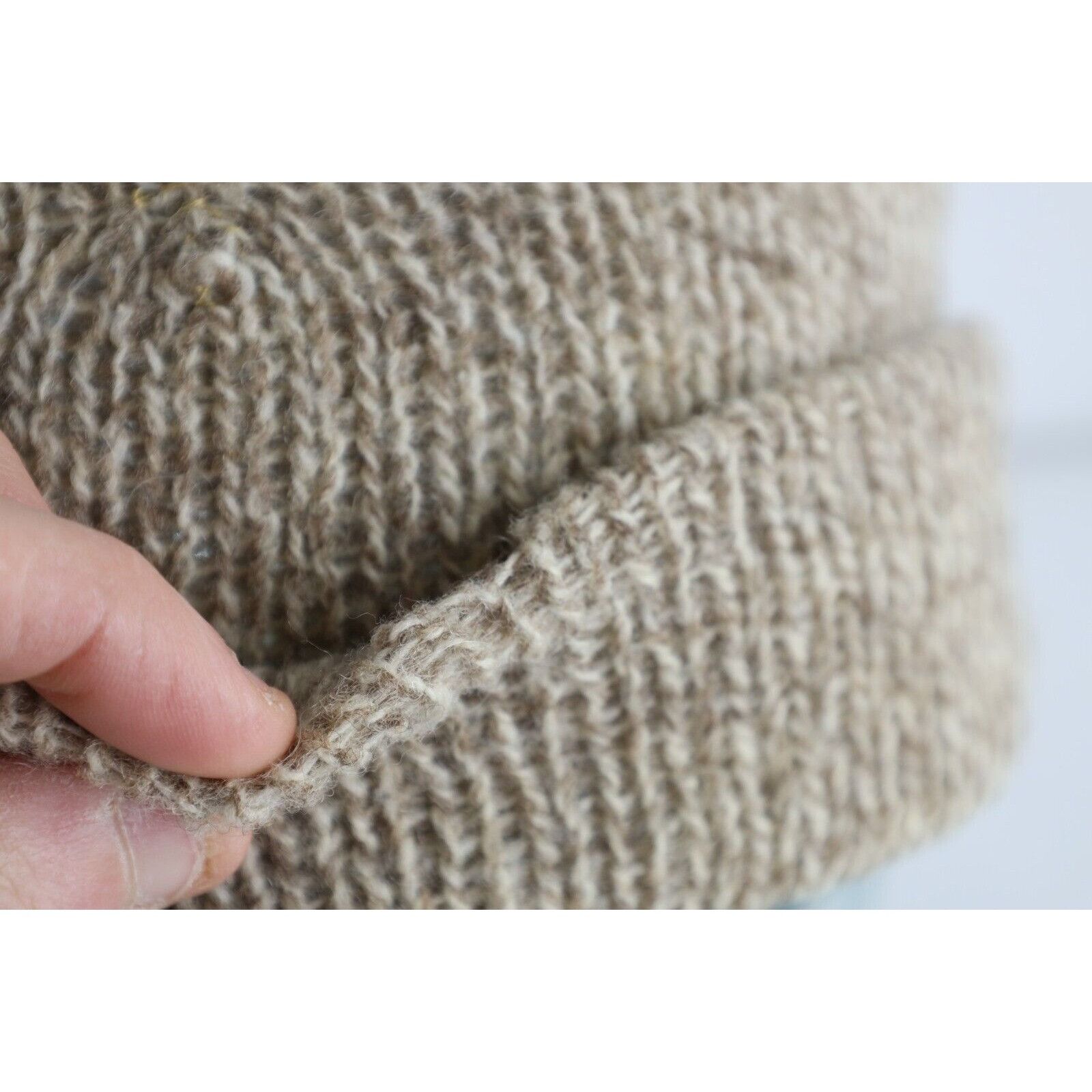 Vintage Vintage 90s Streetwear Wool Blend Ribbed Knit Winter Beanie Size ONE SIZE - 3 Thumbnail