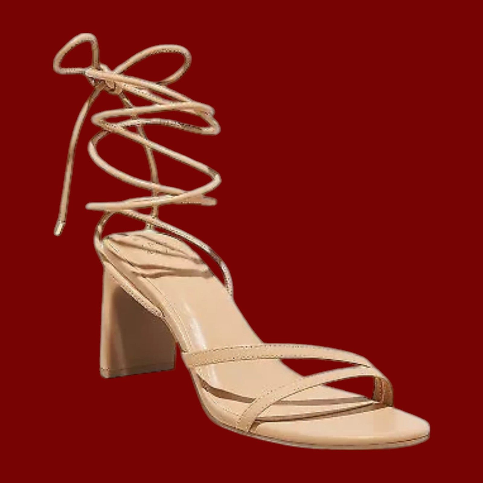 Other A New Day - Women's Lace Up Heels Sandals With Memory Foam I Size US 10 / IT 40 - 1 Thumbnail